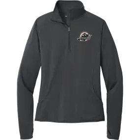 Allegheny Badgers Ladies Sport-Wick Stretch 1/4-Zip Pullover