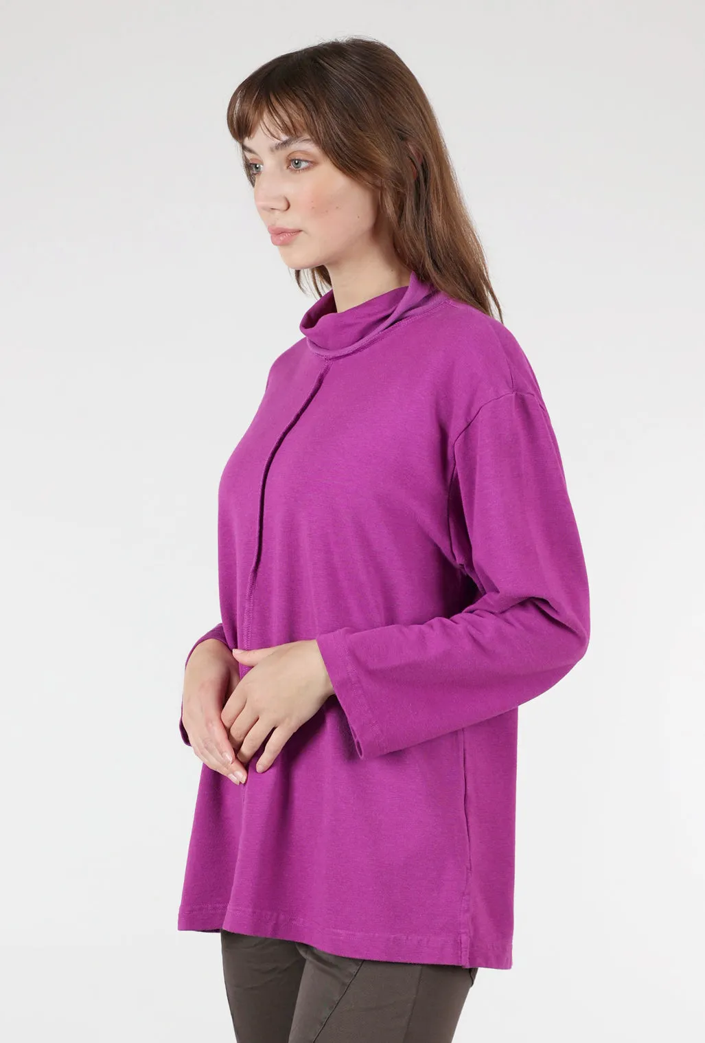 Bamboo Terry Couch Shirt, Violetta