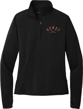 Benet Hockey Ladies Sport-Wick Stretch 1/4-Zip Pullover