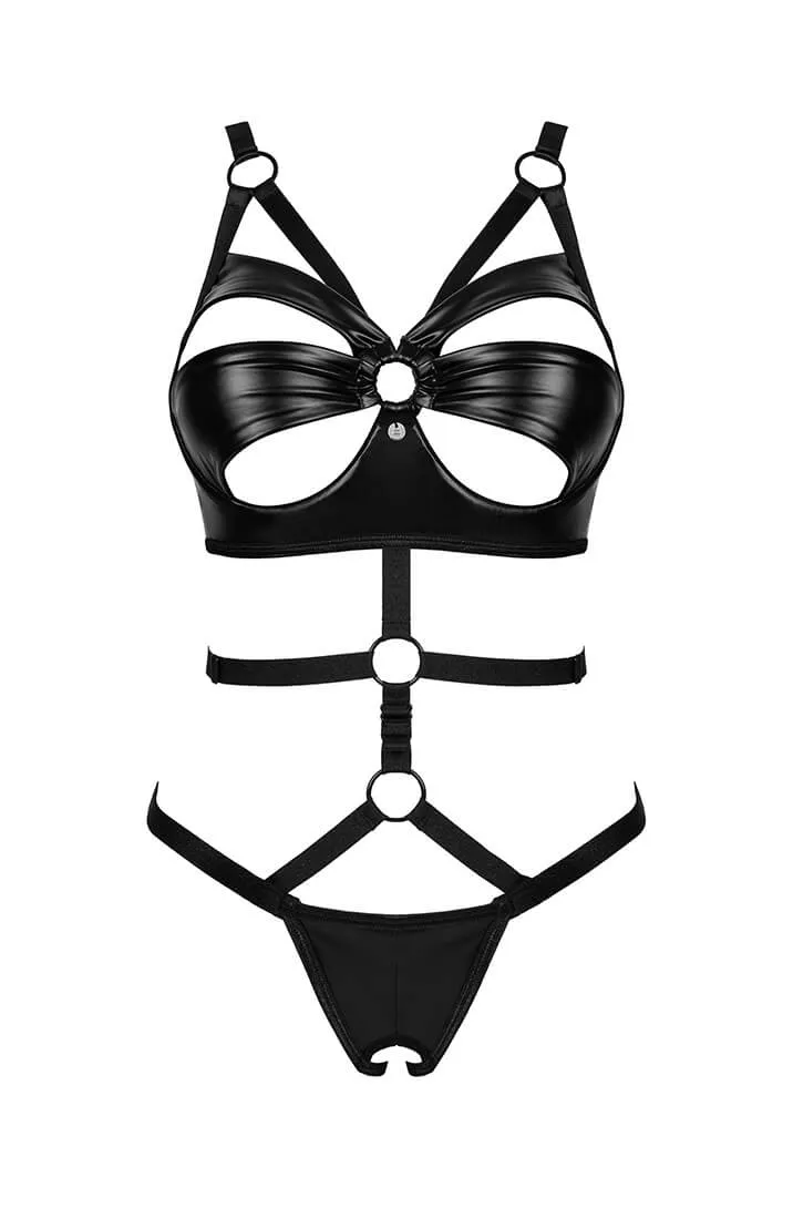 Black cut-out bodysuit - Sinful Games