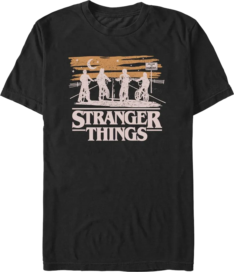 Black Silhouettes Stranger Things T-Shirt