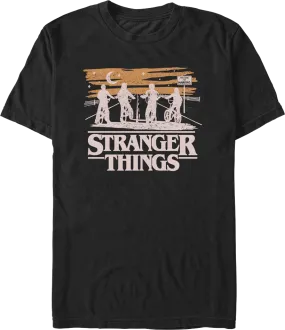 Black Silhouettes Stranger Things T-Shirt