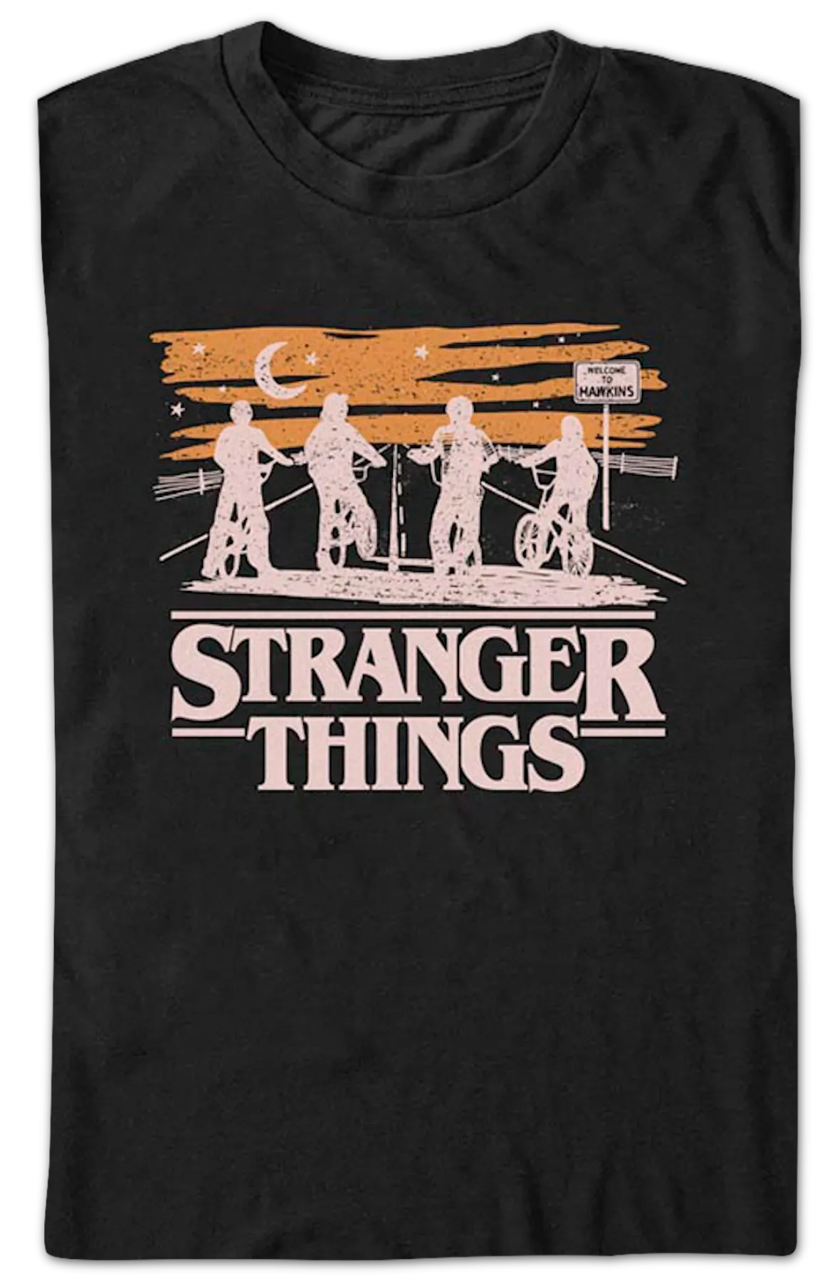 Black Silhouettes Stranger Things T-Shirt