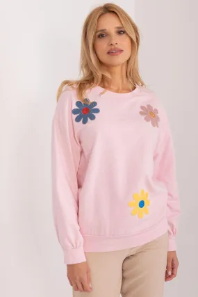 Blooming Cotton Sweatshirt for Women