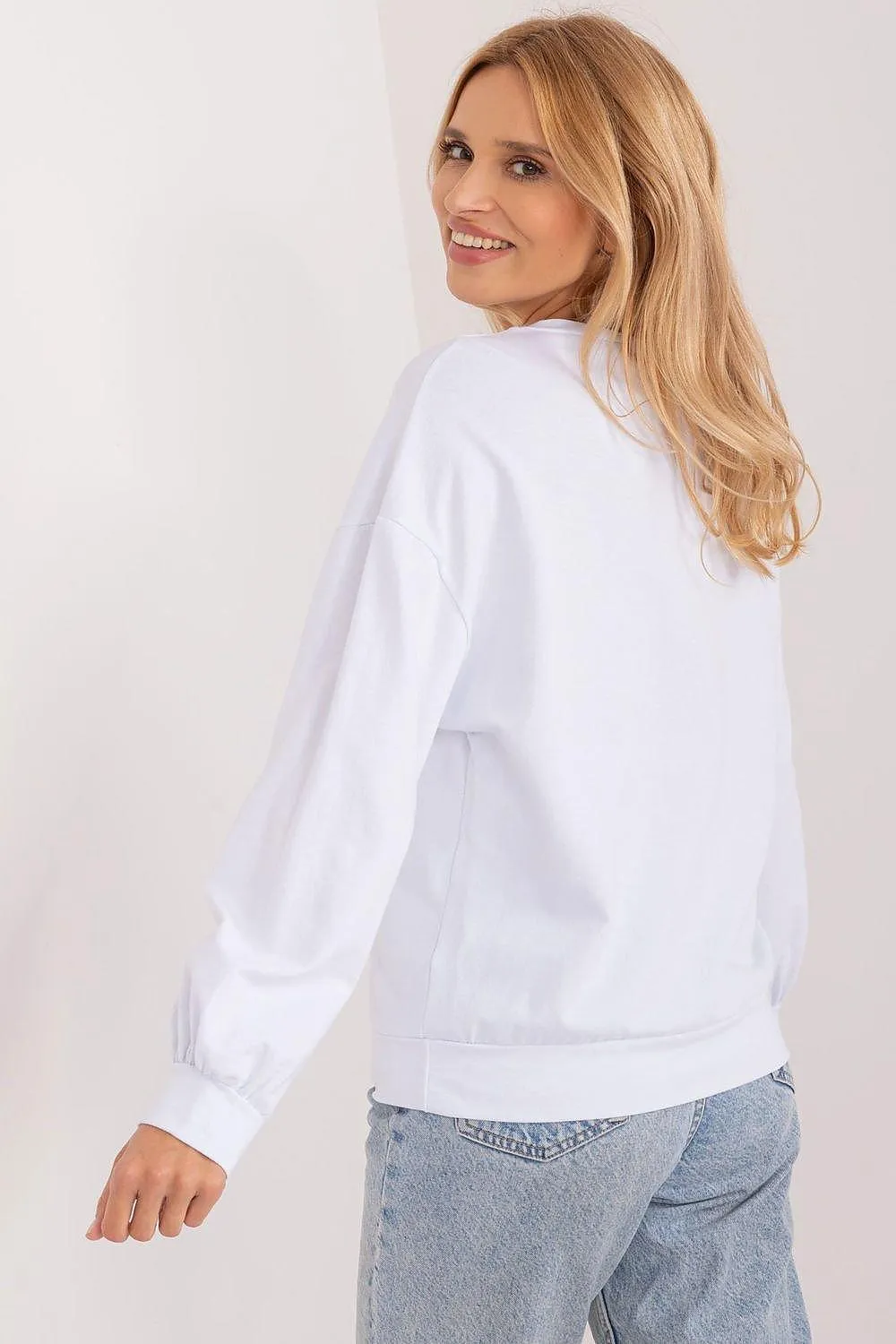 Blooming Cotton Sweatshirt for Women