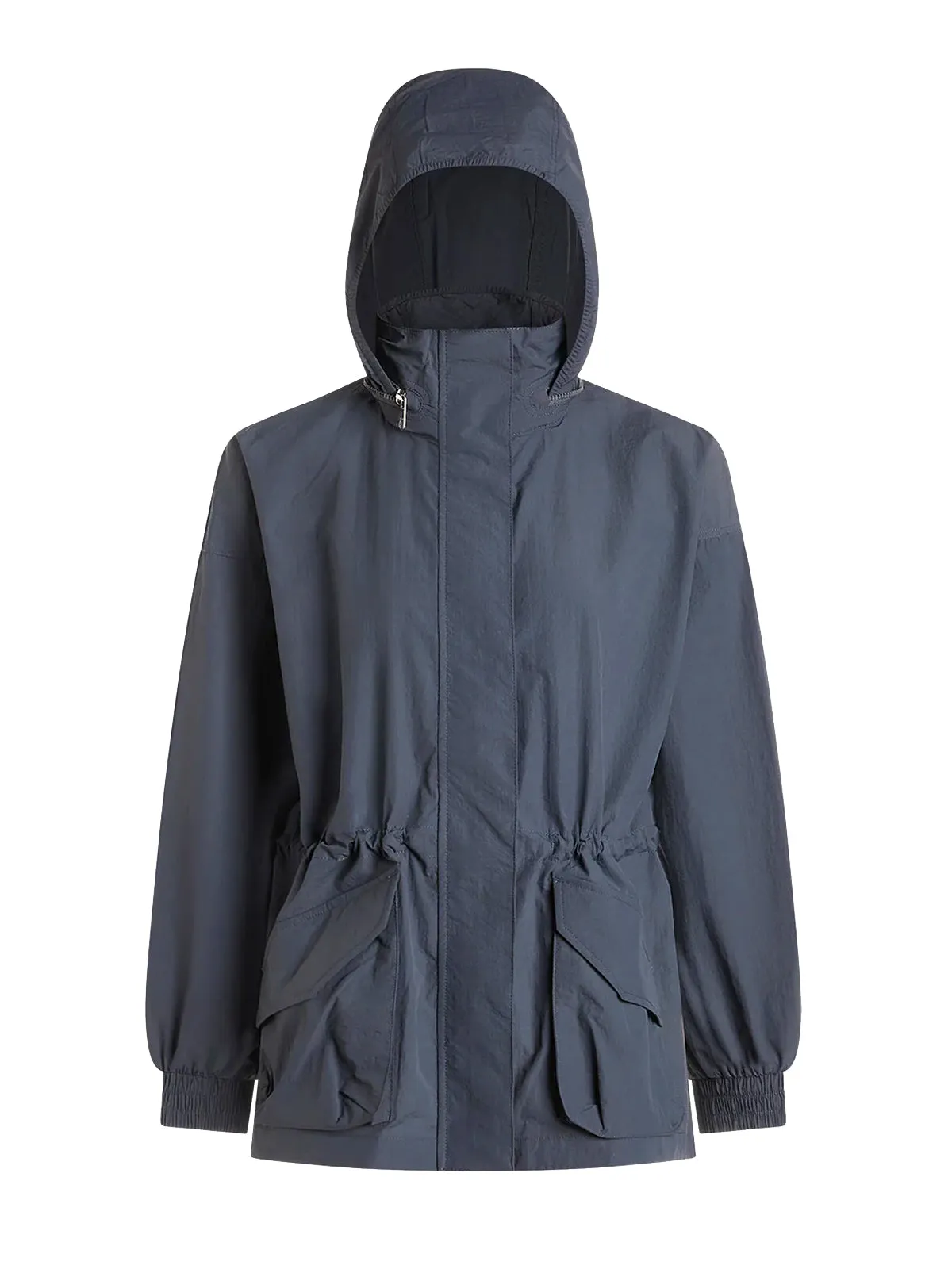 Blue Turbulence Nellie Relaxed Fit Windbreaker Jacket