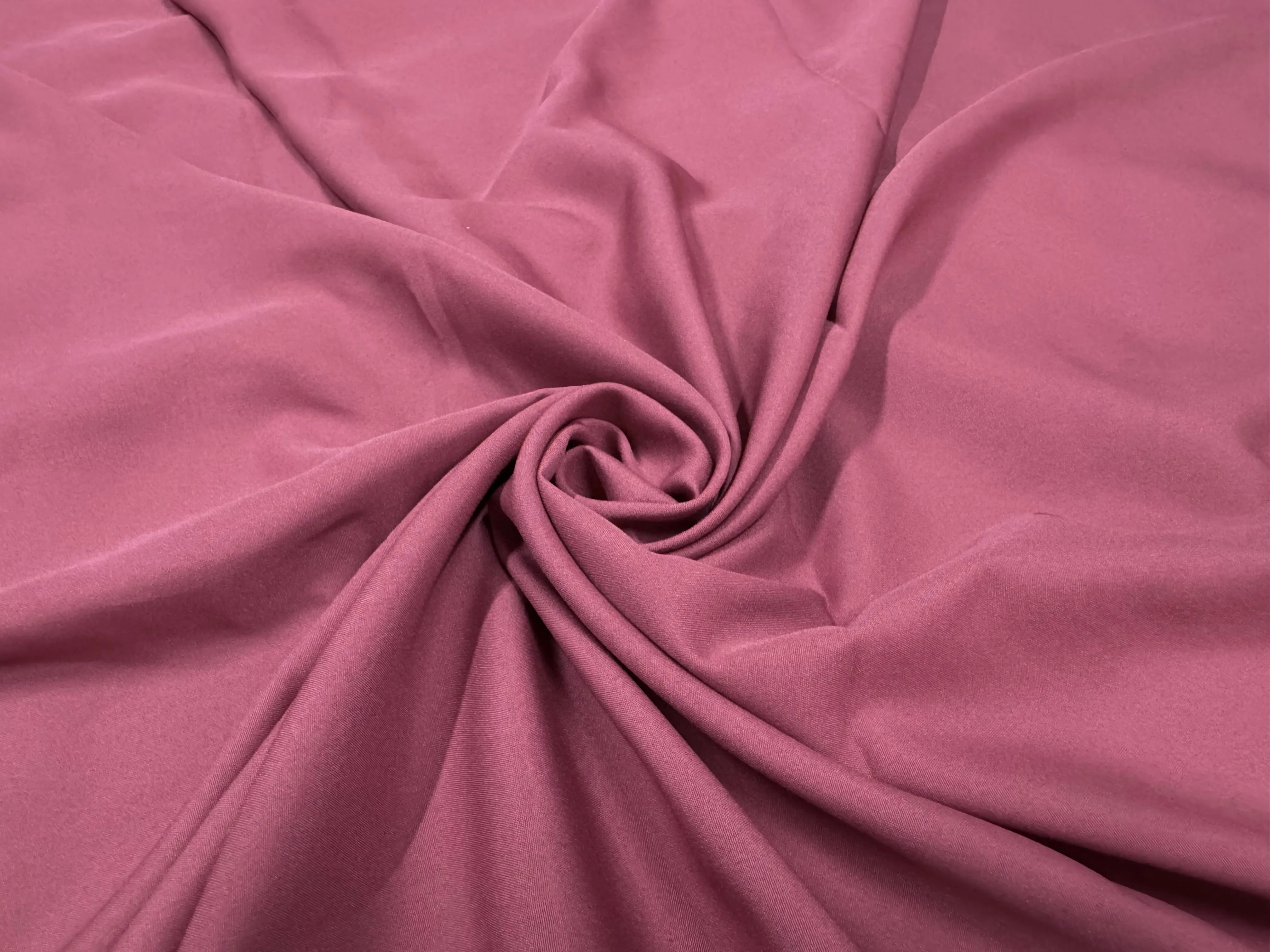 Blush Pink Plain Soft Butter Crepe Fabric