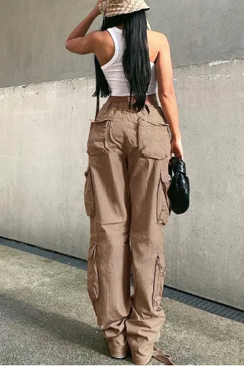 Cargo wide legs retro Pants