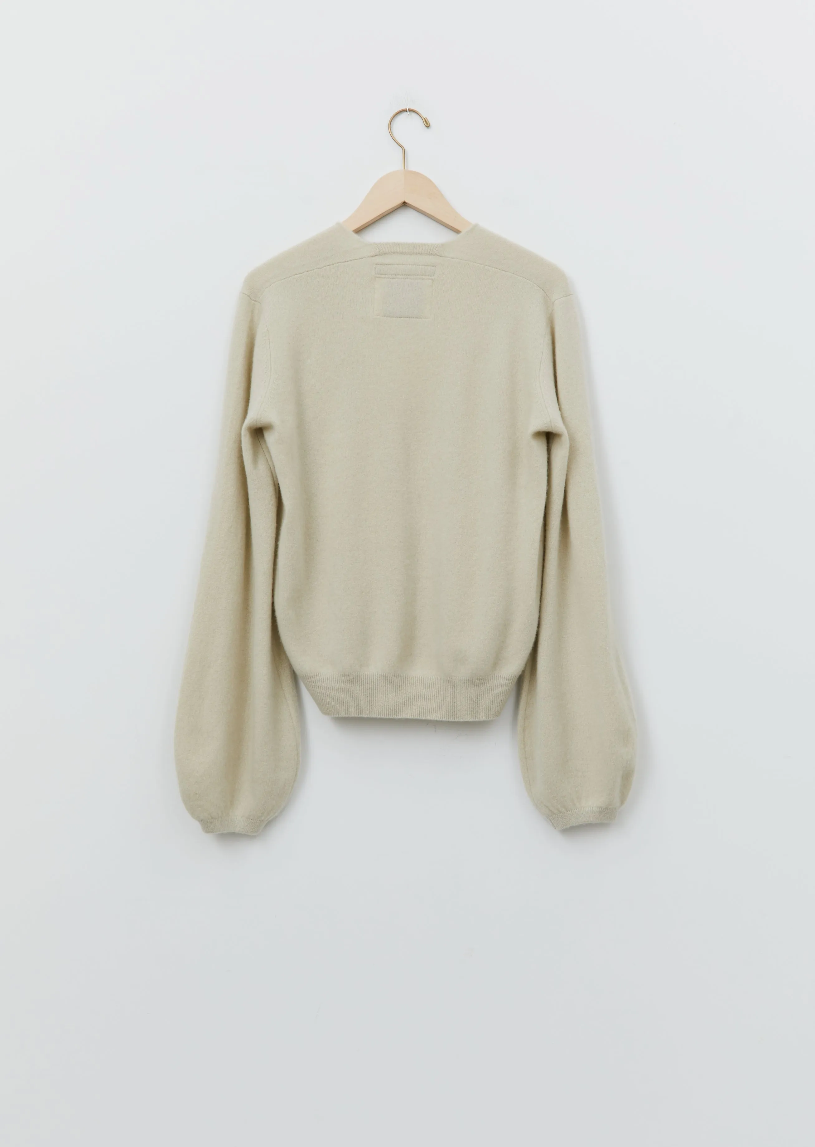 Cashmere Mini Deep V Sweater