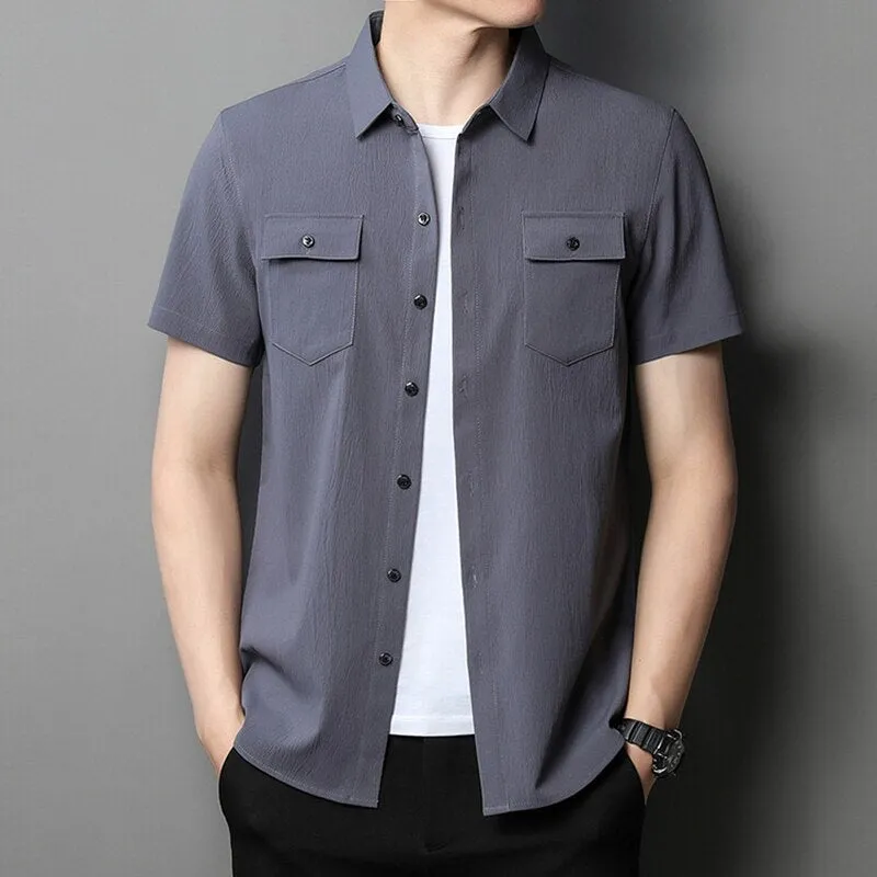 Casual Double Pocket Shirts