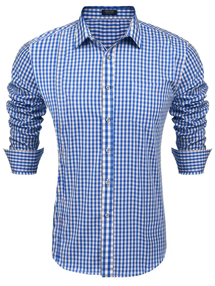 Casual Elegant Chequered Shirt