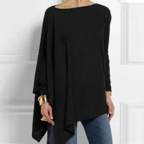 Casual Pullover Long Sleeve Tunic Blouse