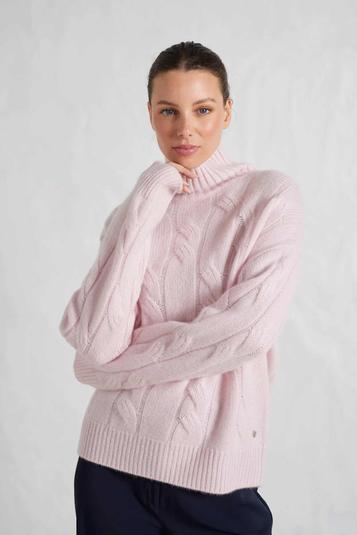 Cece Cashmere Sweater in Nurture