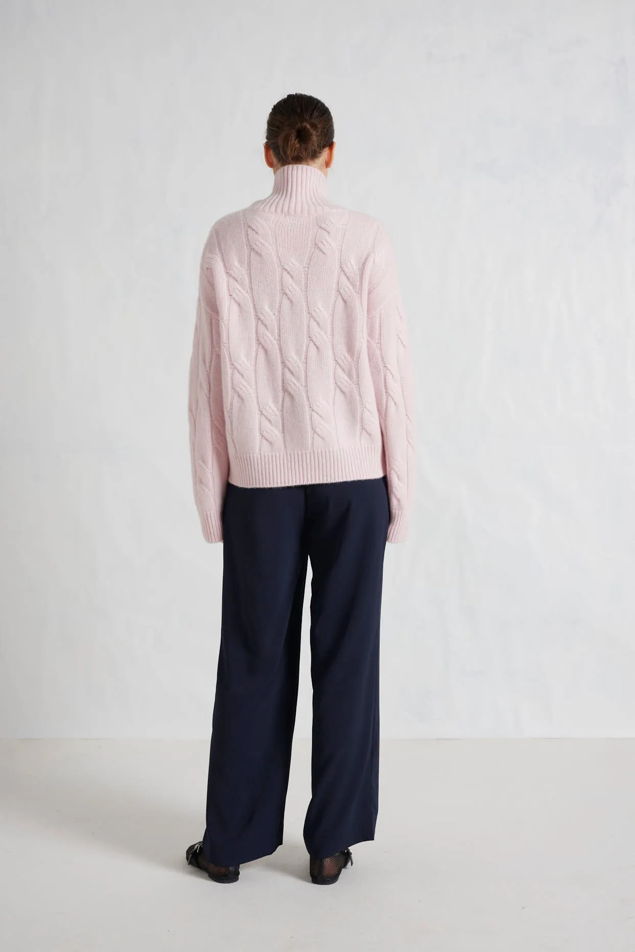 Cece Cashmere Sweater in Nurture