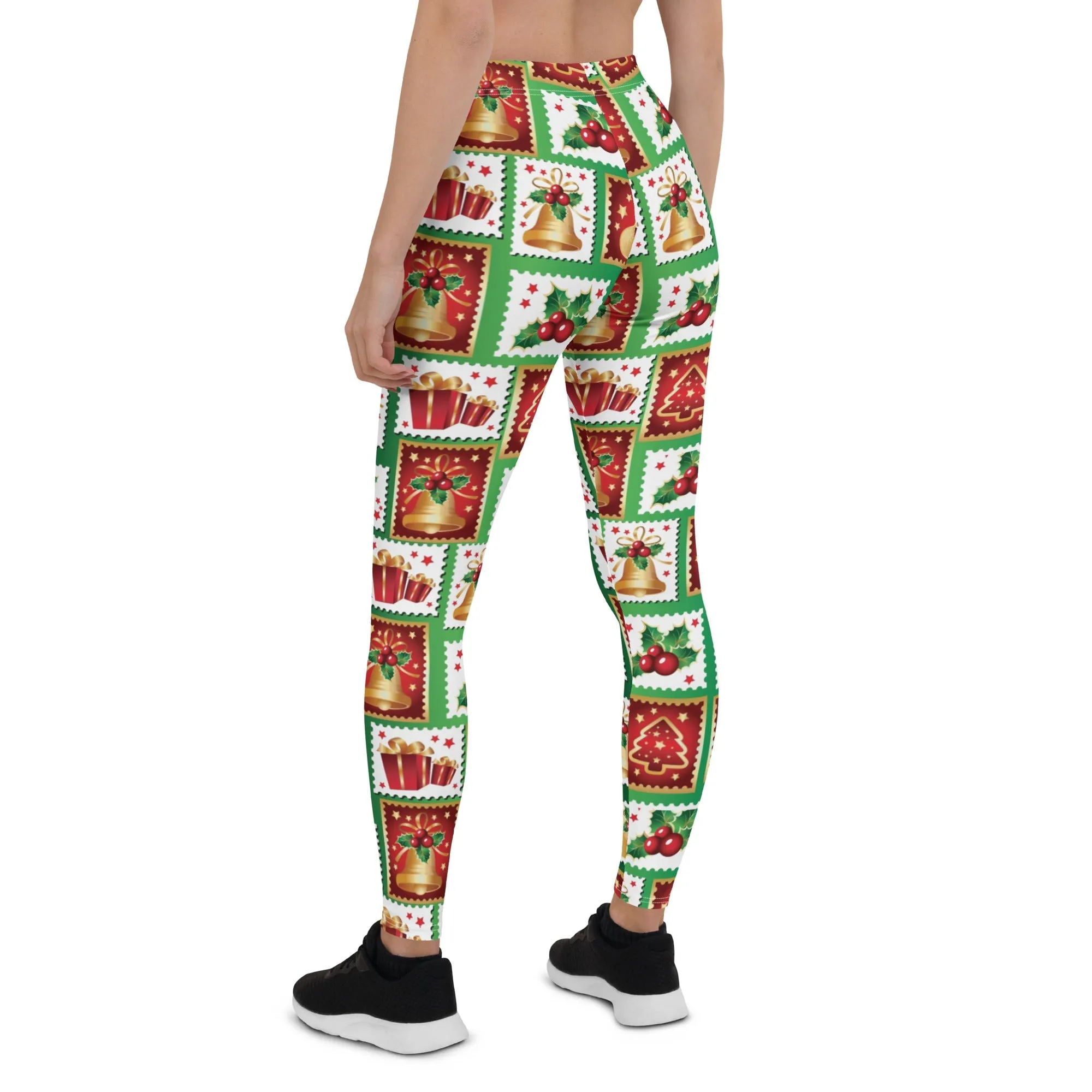 Christmas Stamps Leggings