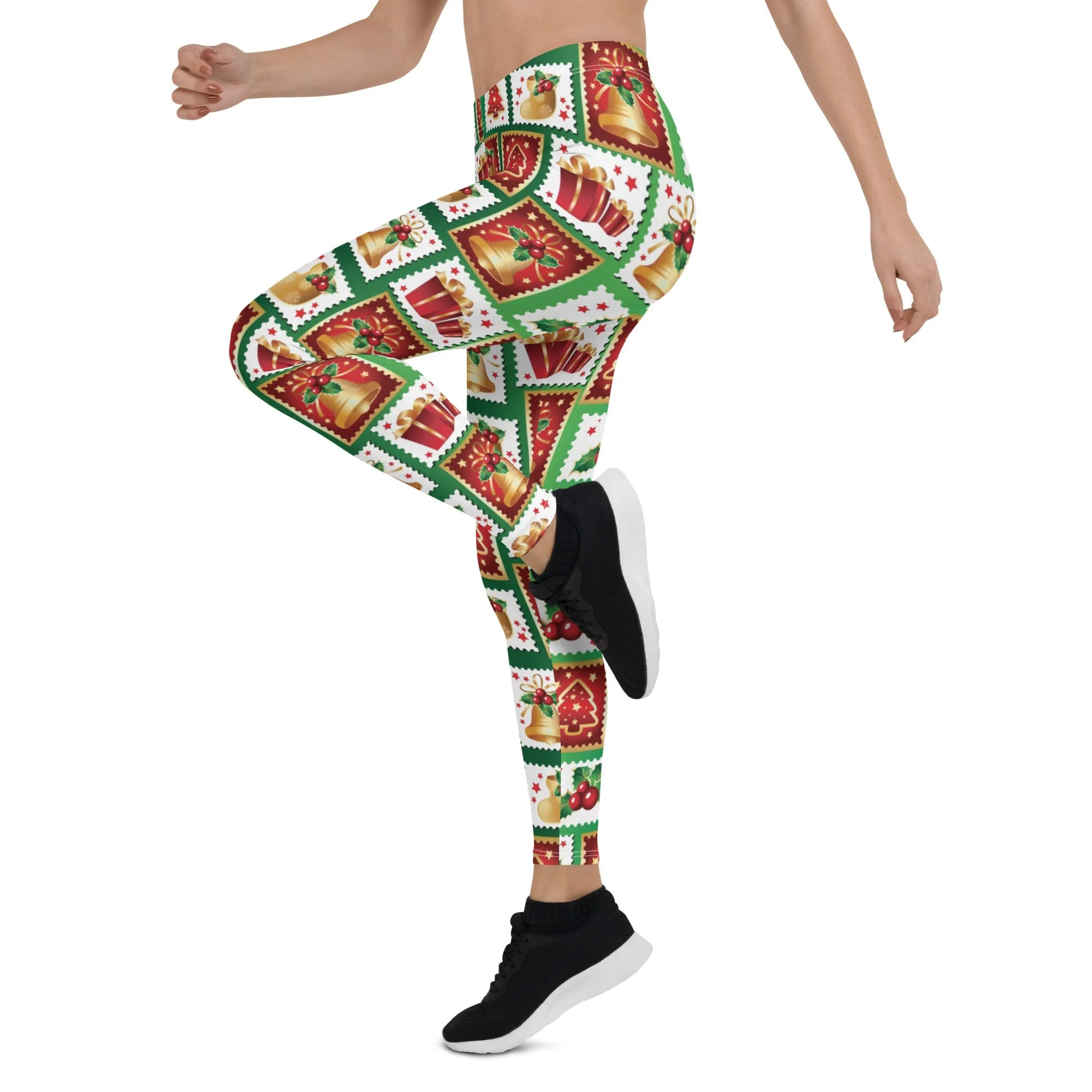 Christmas Stamps Leggings