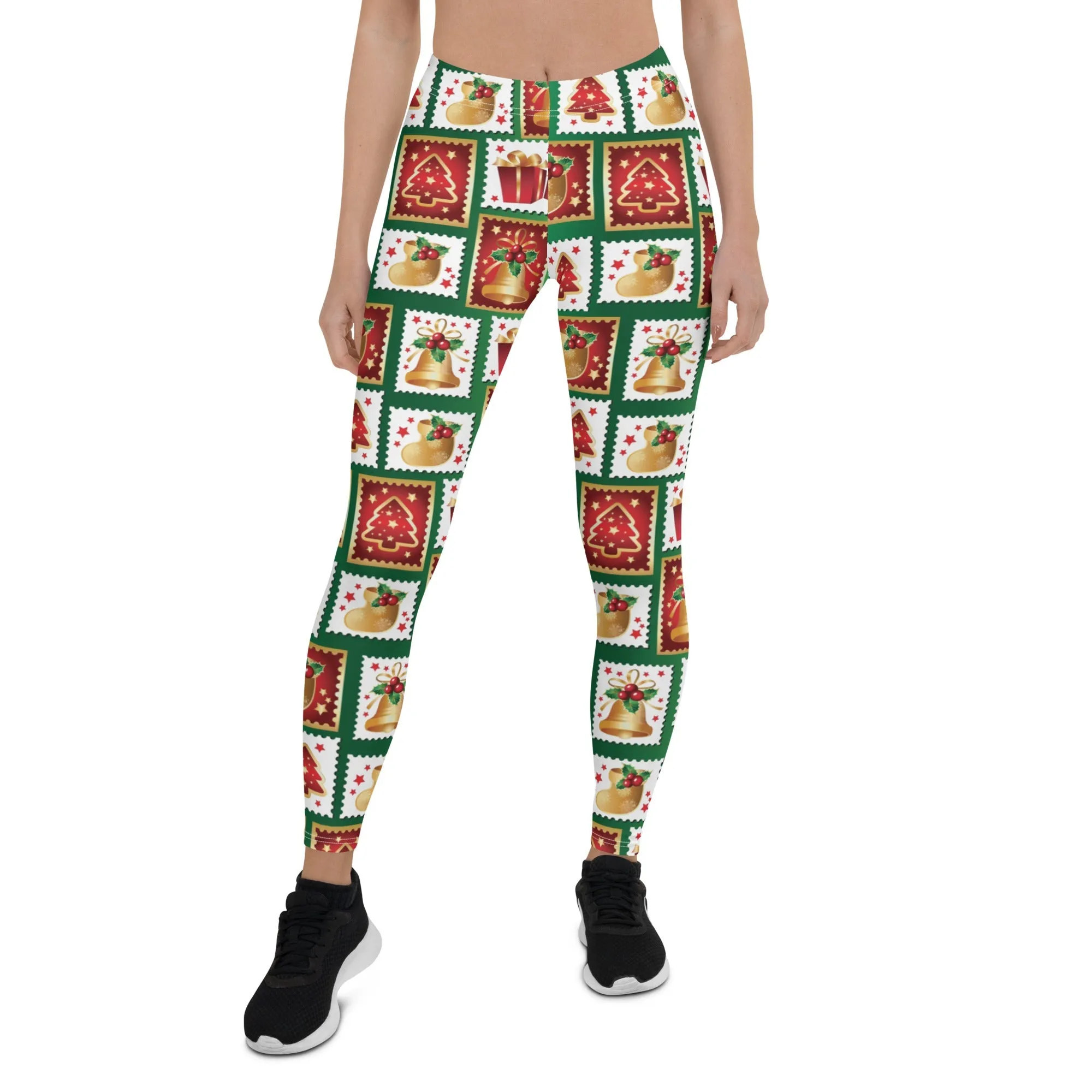 Christmas Stamps Leggings