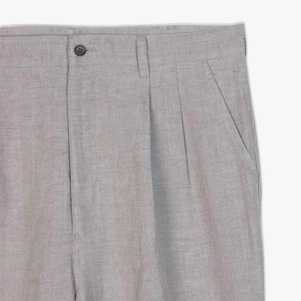 COMME des GARÇONS HOMME Linen Chambray Pants / Light Grey