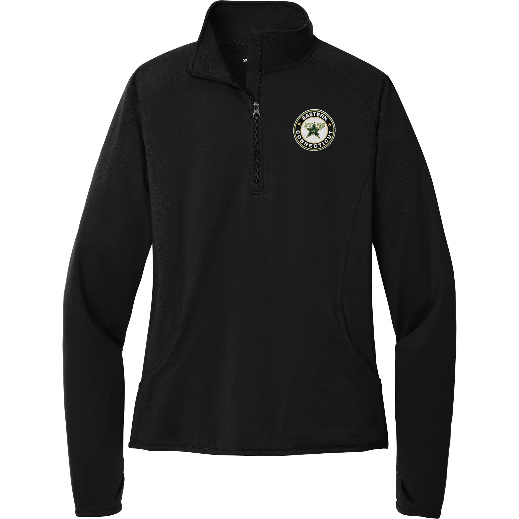 CT ECHO Stars Ladies Sport-Wick Stretch 1/4-Zip Pullover