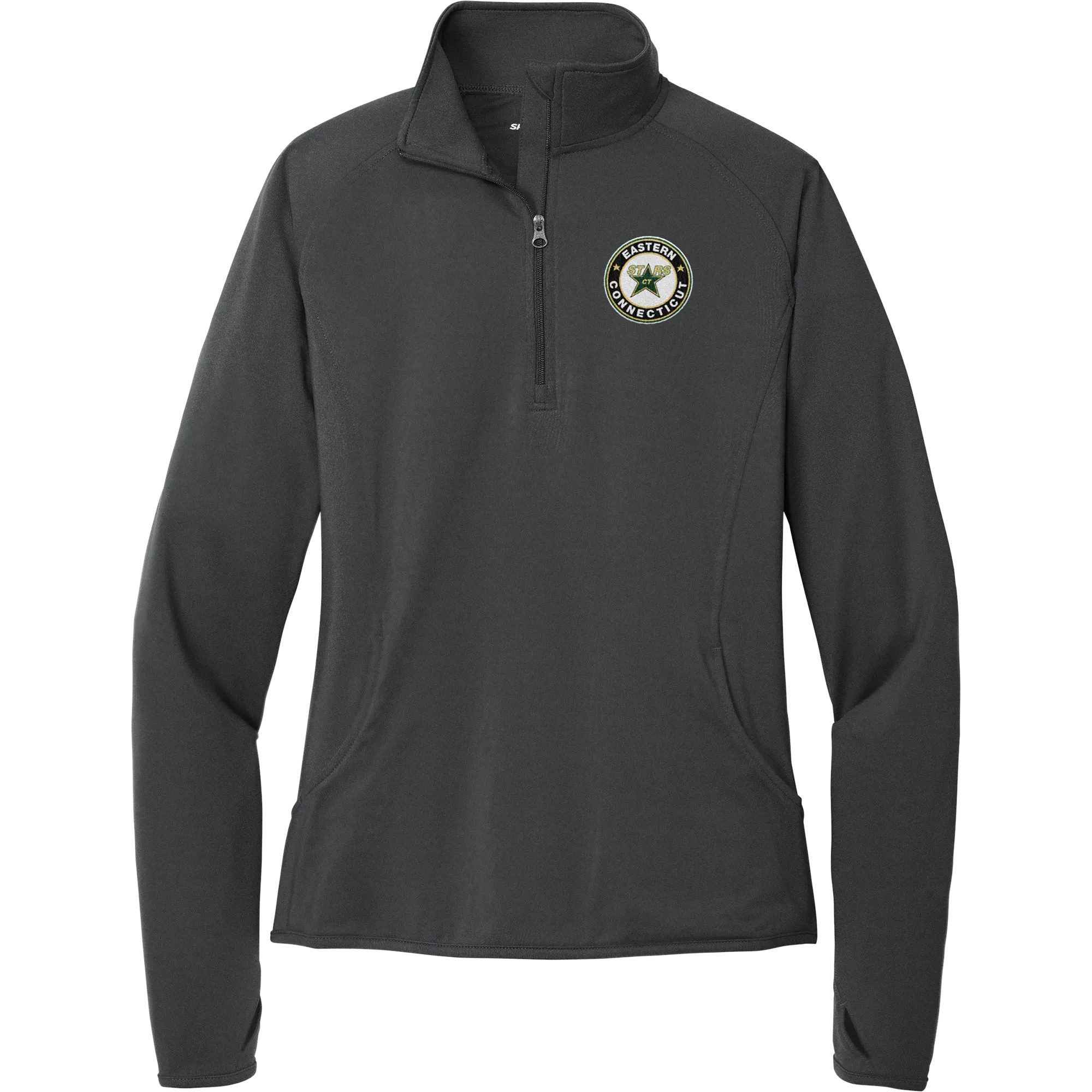 CT ECHO Stars Ladies Sport-Wick Stretch 1/4-Zip Pullover