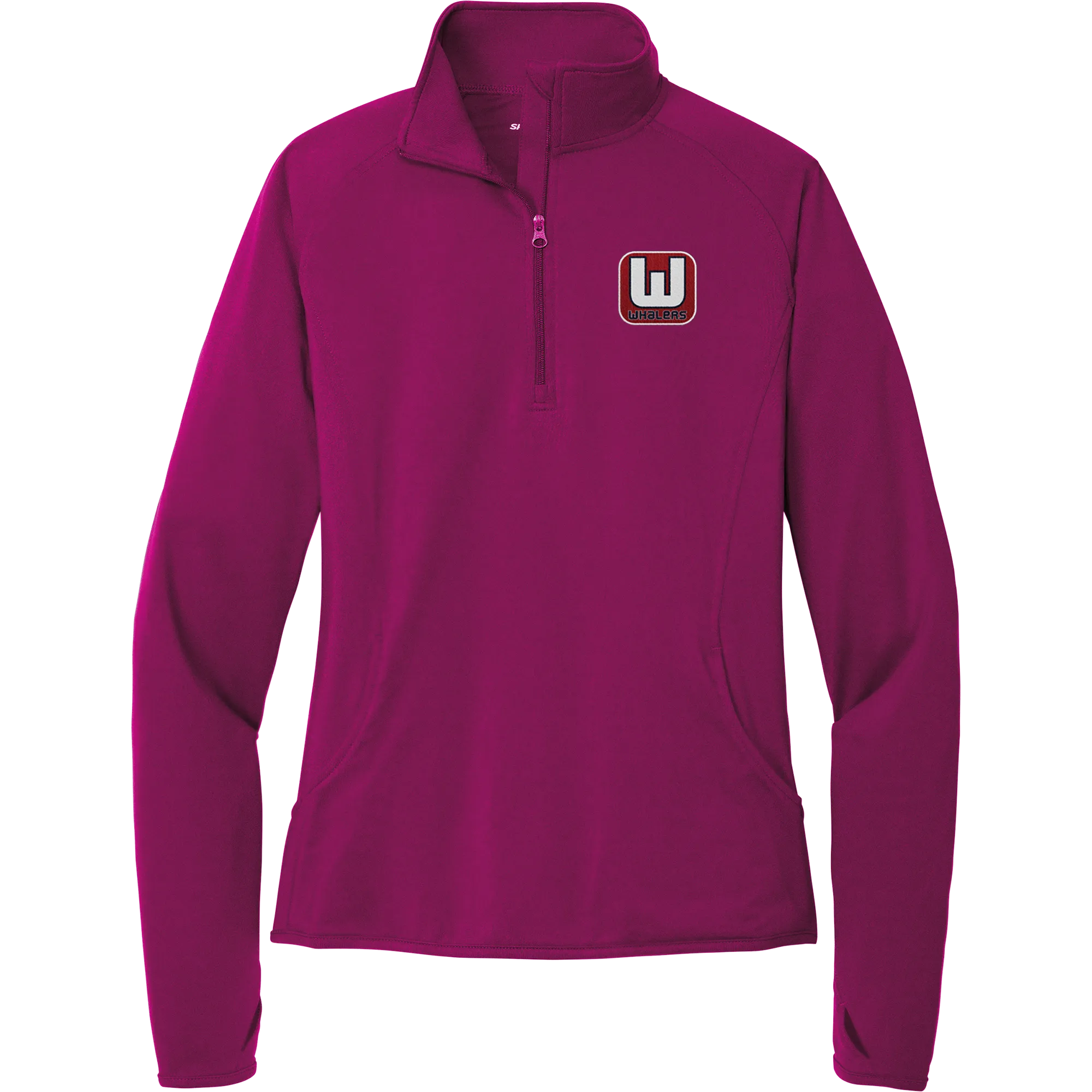 CT Whalers Tier 1 Ladies Sport-Wick Stretch 1/4-Zip Pullover