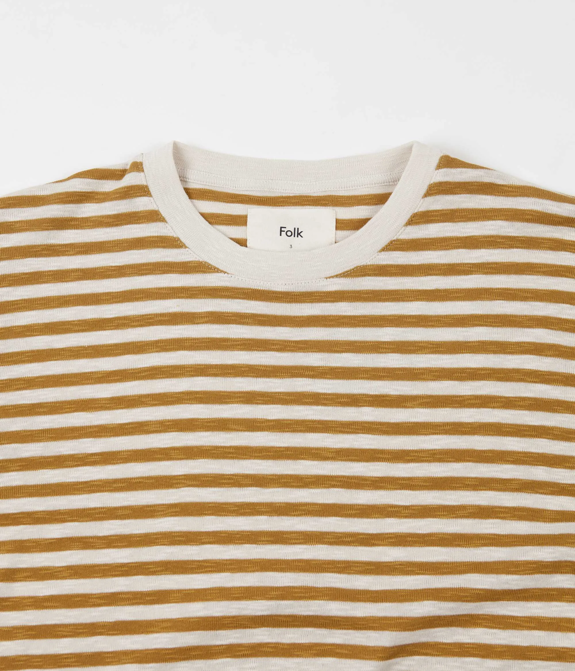 Folk Classic Stripe T-Shirt - Golden Yellow