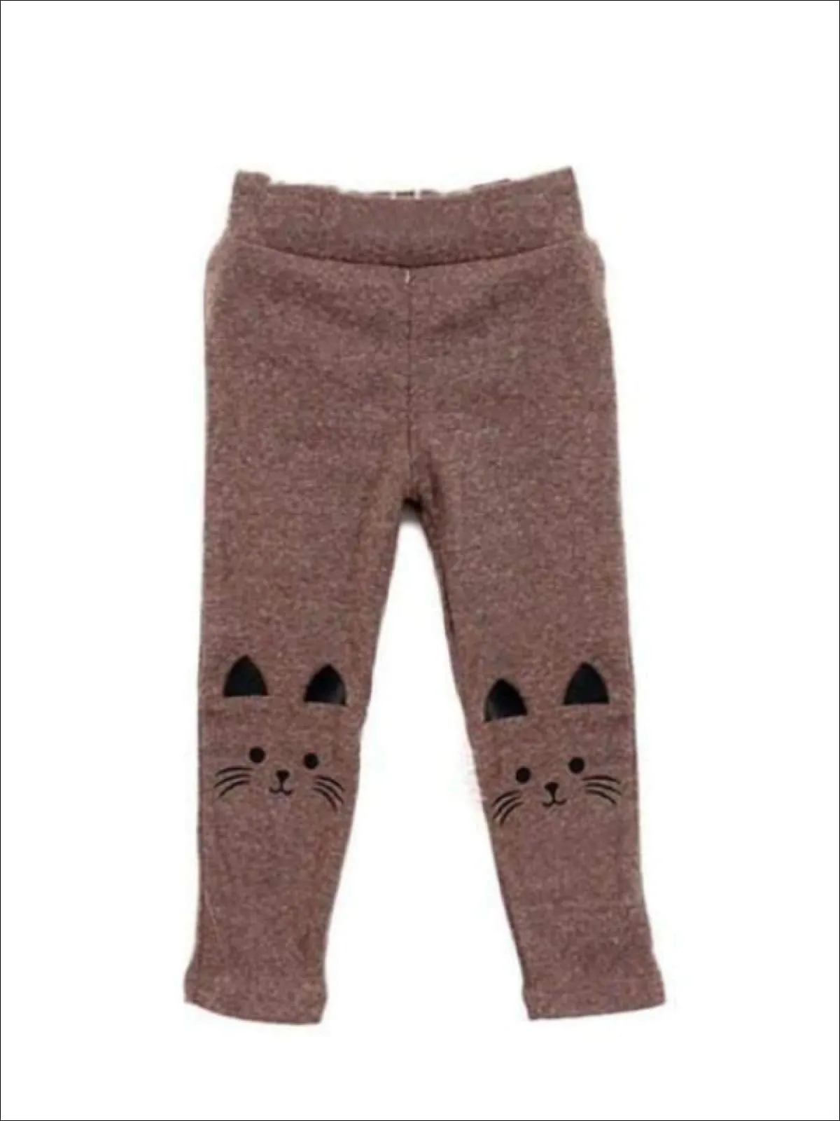 Girls Kitty Stretchy Leggings