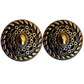 Golden & Black Designer Metal Buttons