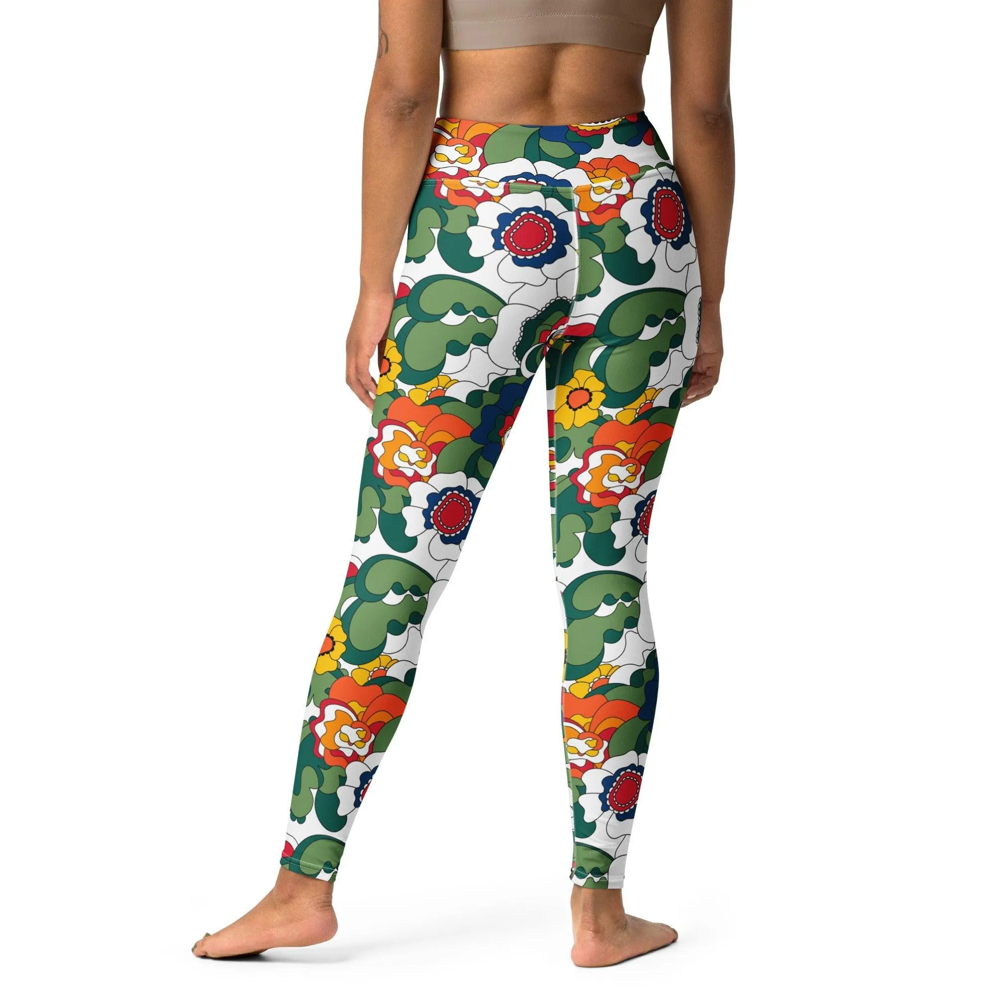 GROOVY KURBITS white - Yoga Leggings