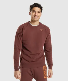 Gymshark Bold Crew - Cherry Brown