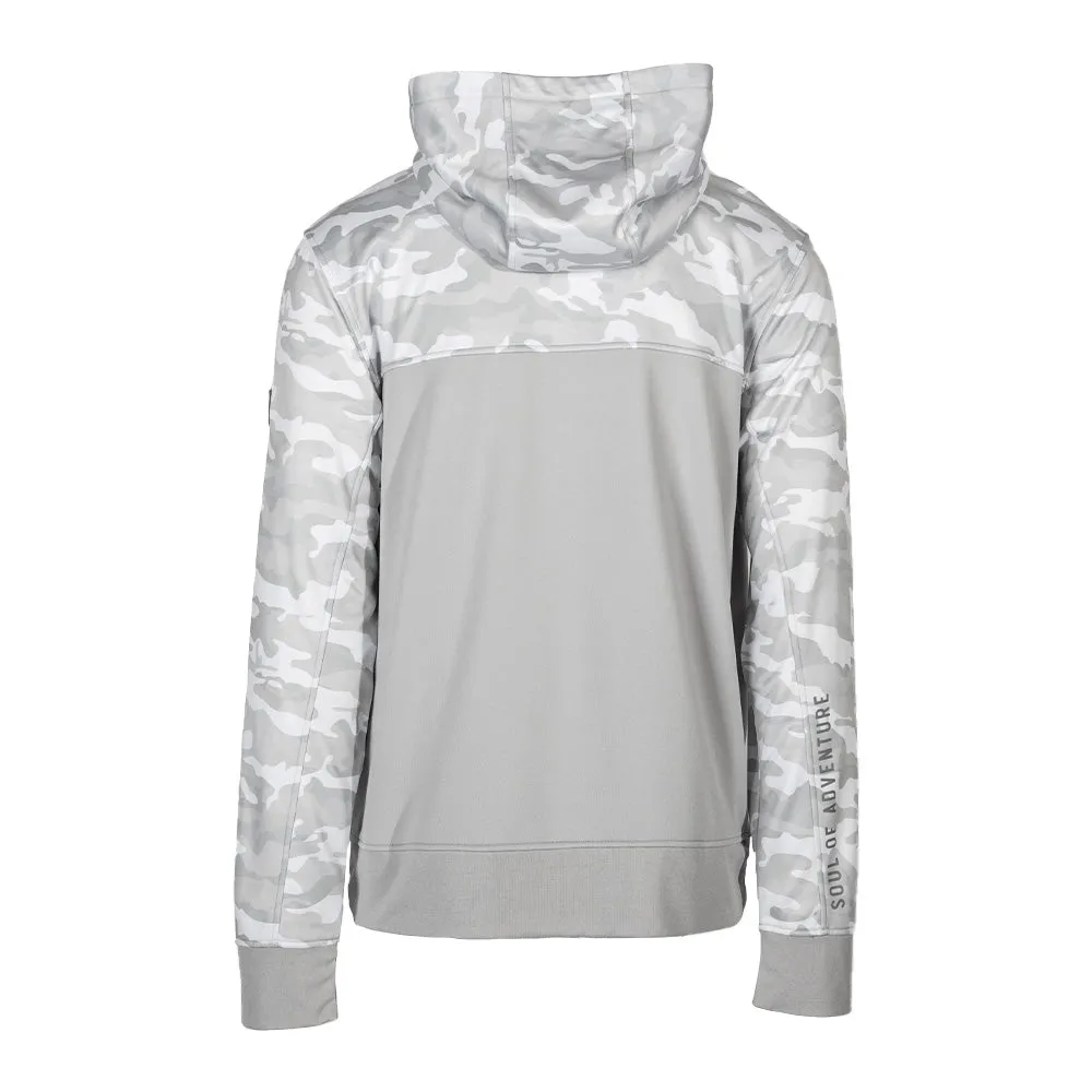 Half Zip Performance Hoodie | Ghost Military Camo