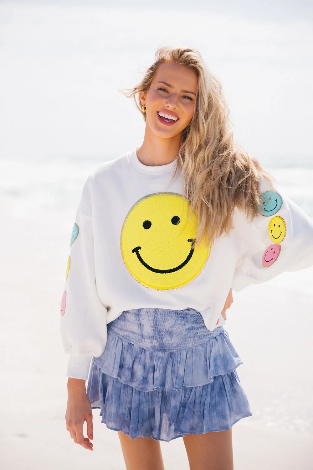 HAPPY FACE PULLOVER