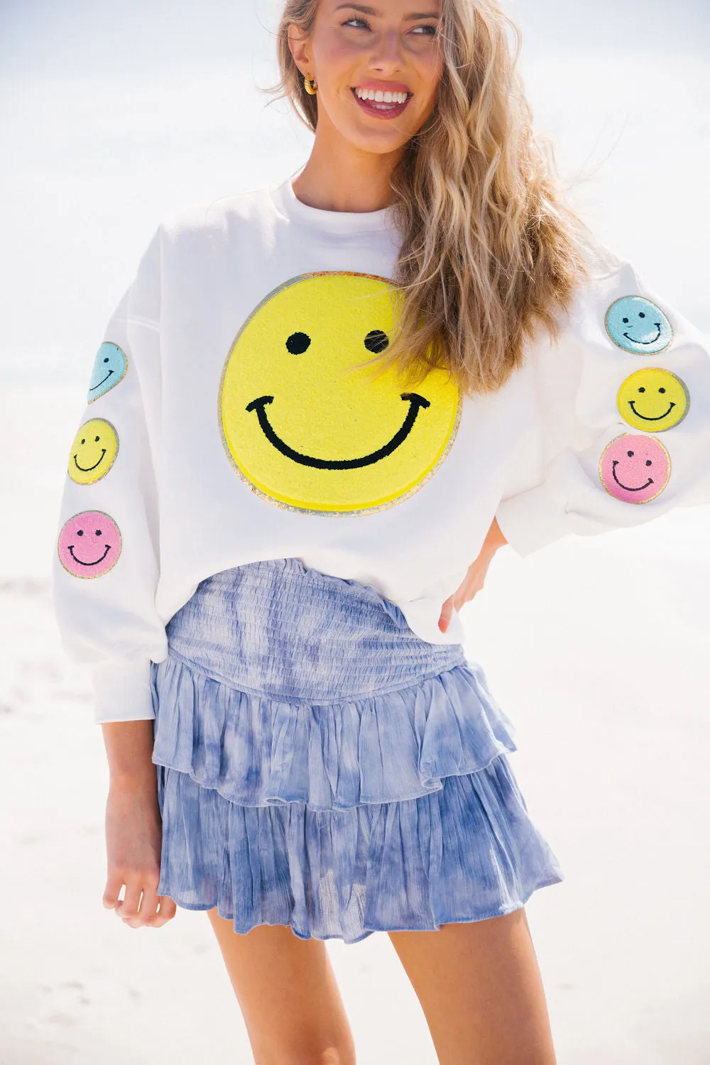 HAPPY FACE PULLOVER