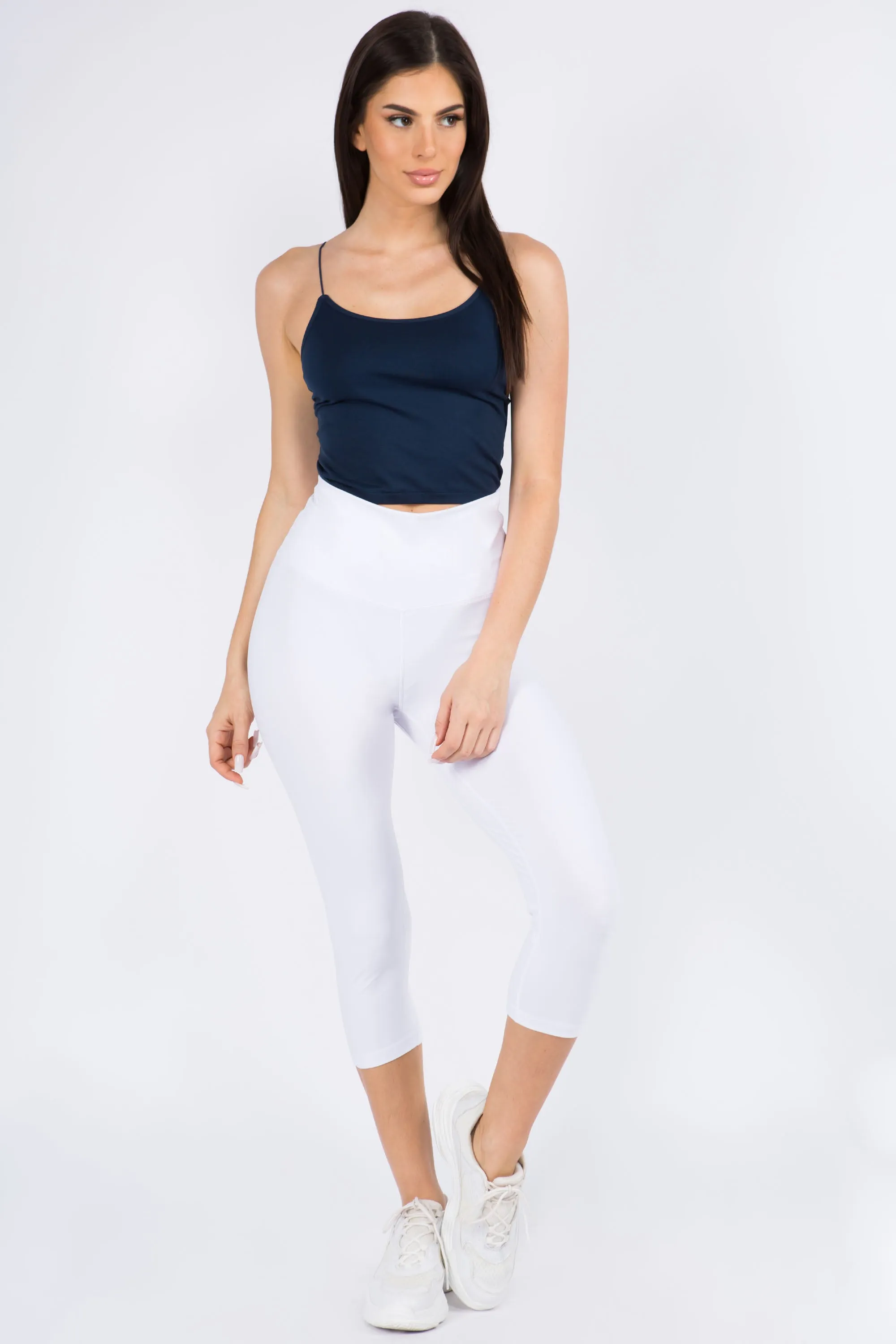 High-Rise Essential Capri Leggings