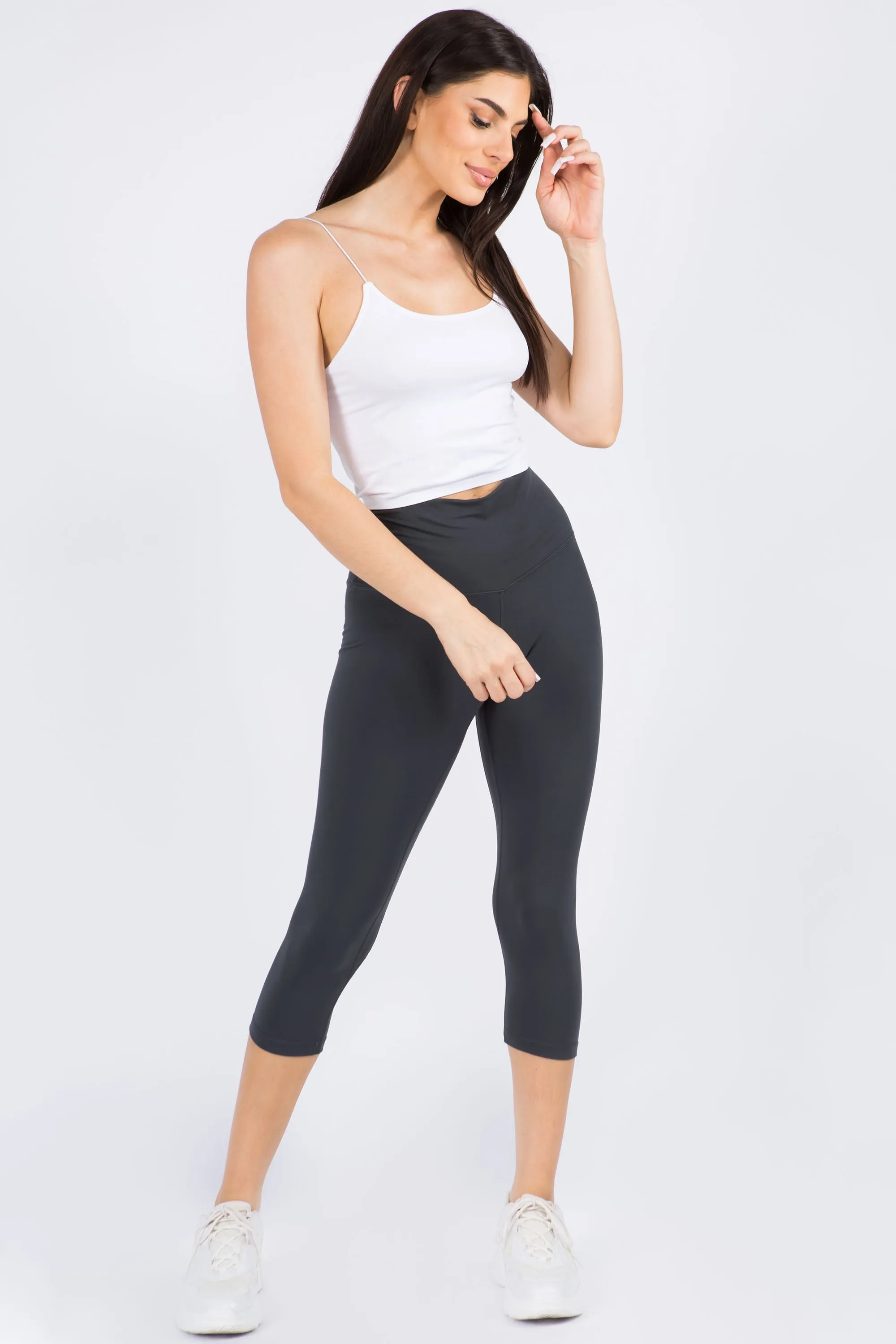 High-Rise Essential Capri Leggings