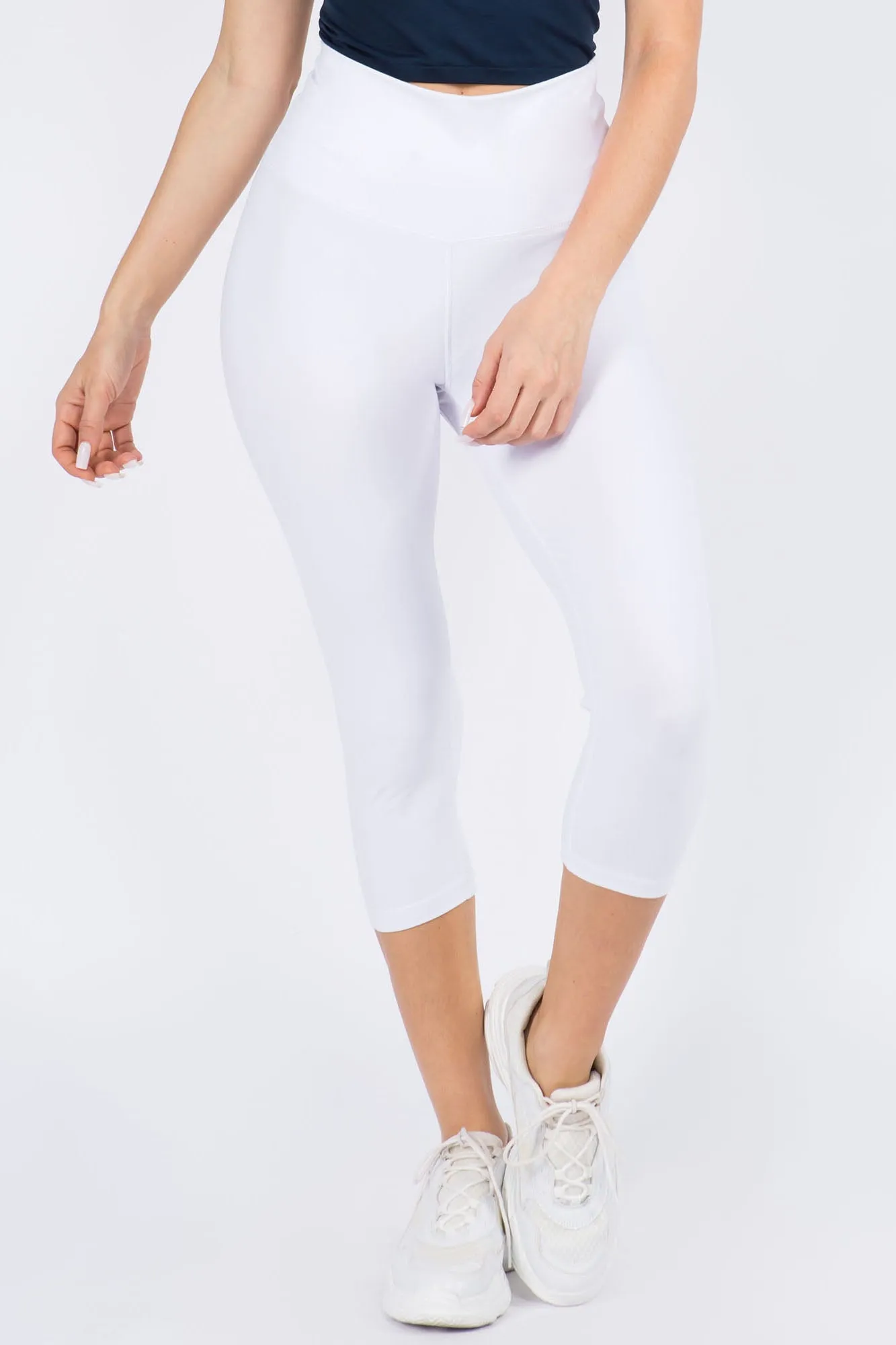 High-Rise Essential Capri Leggings