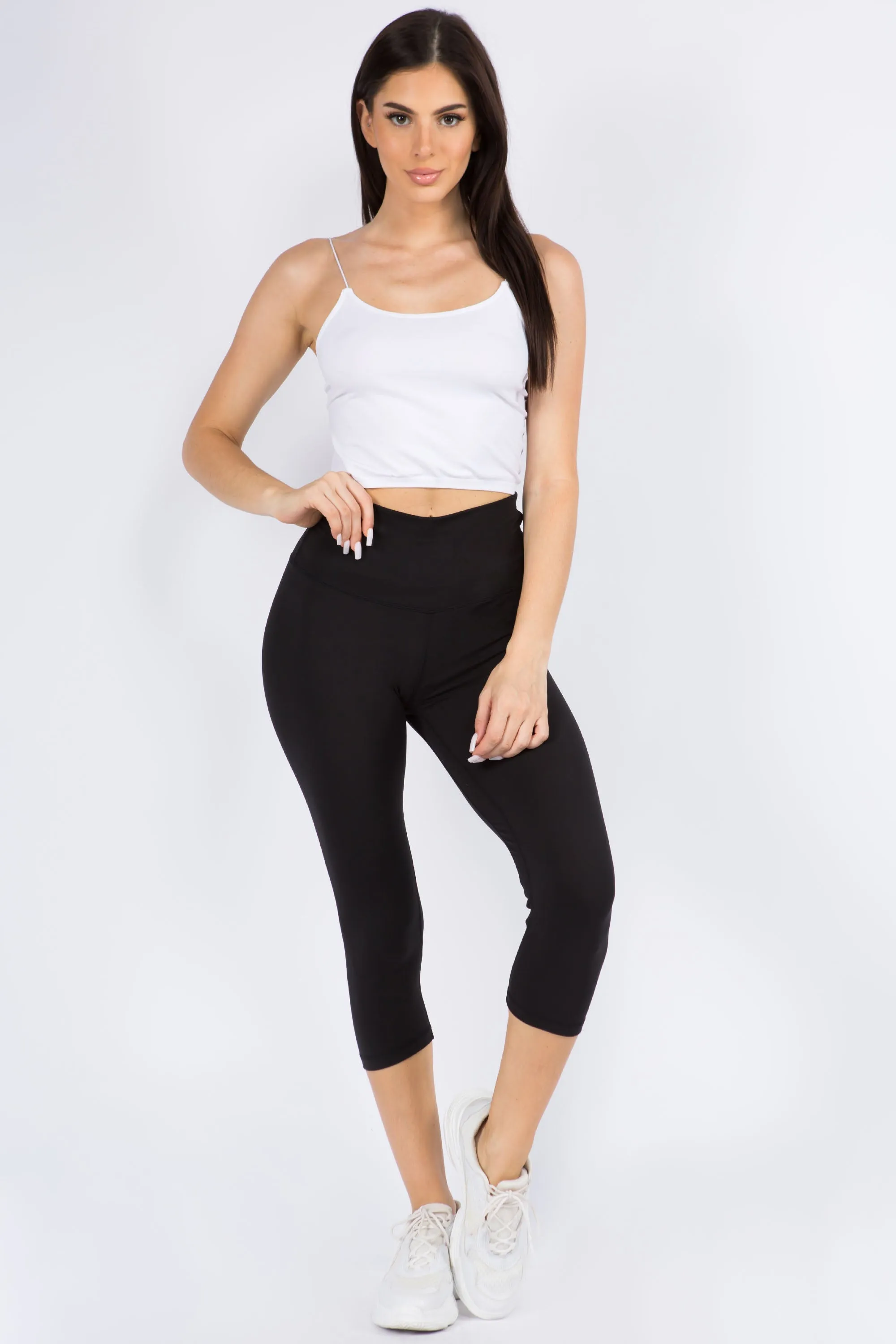 High-Rise Essential Capri Leggings