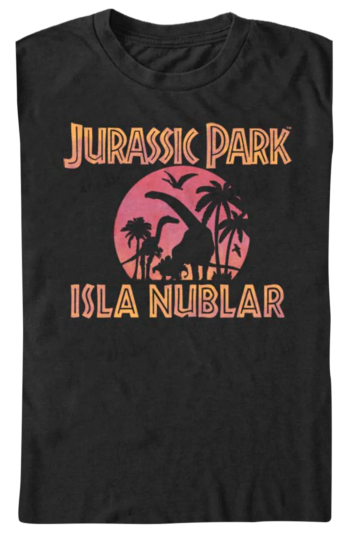 Isla Neblar Silhouettes Jurassic Park T-Shirt