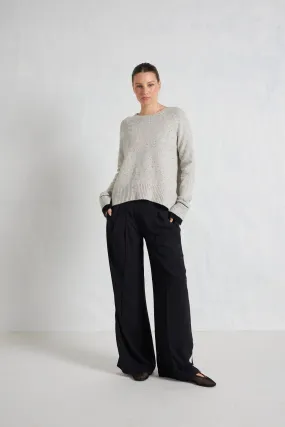 Katerina Cashmere Sweater in Speckle