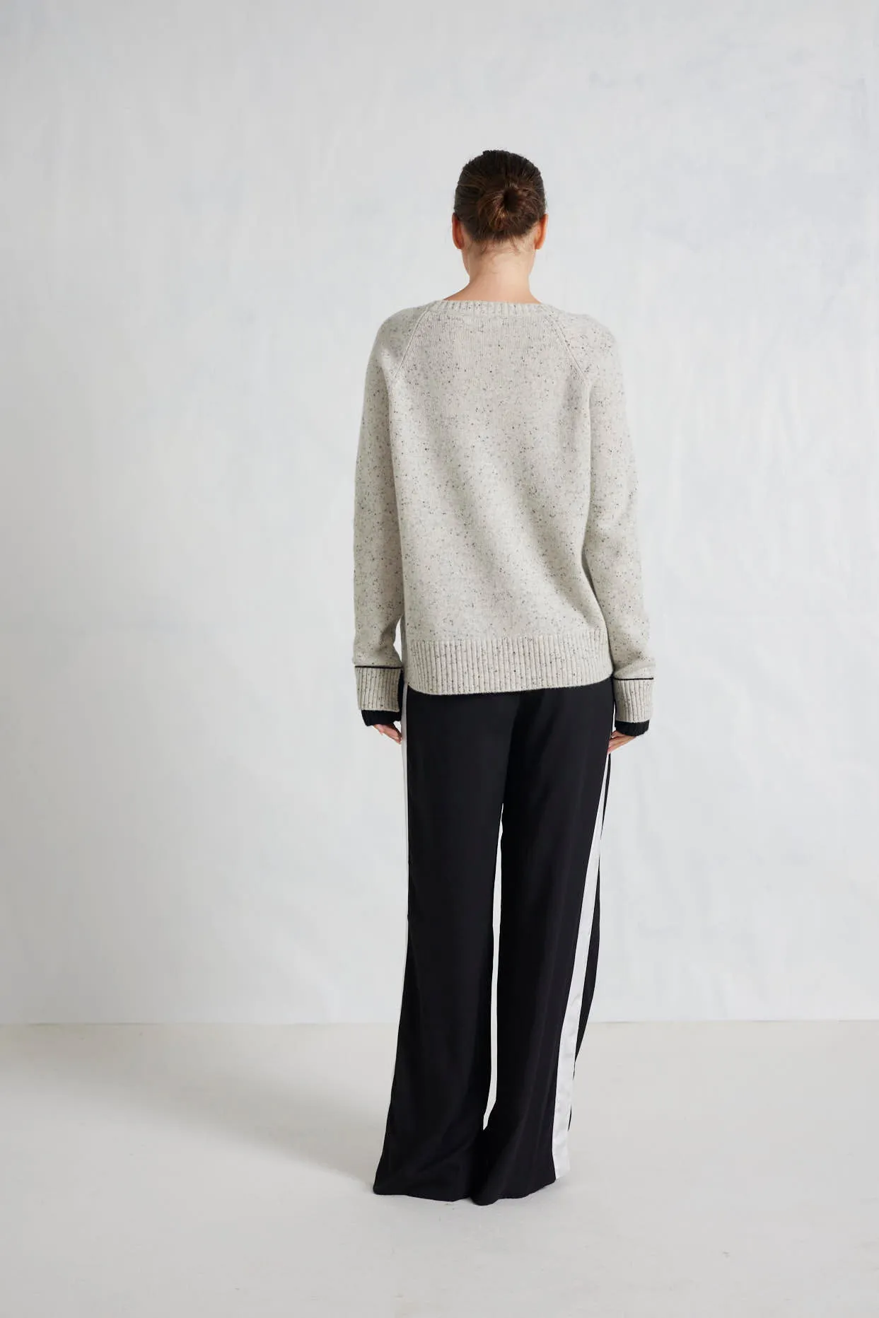 Katerina Cashmere Sweater in Speckle