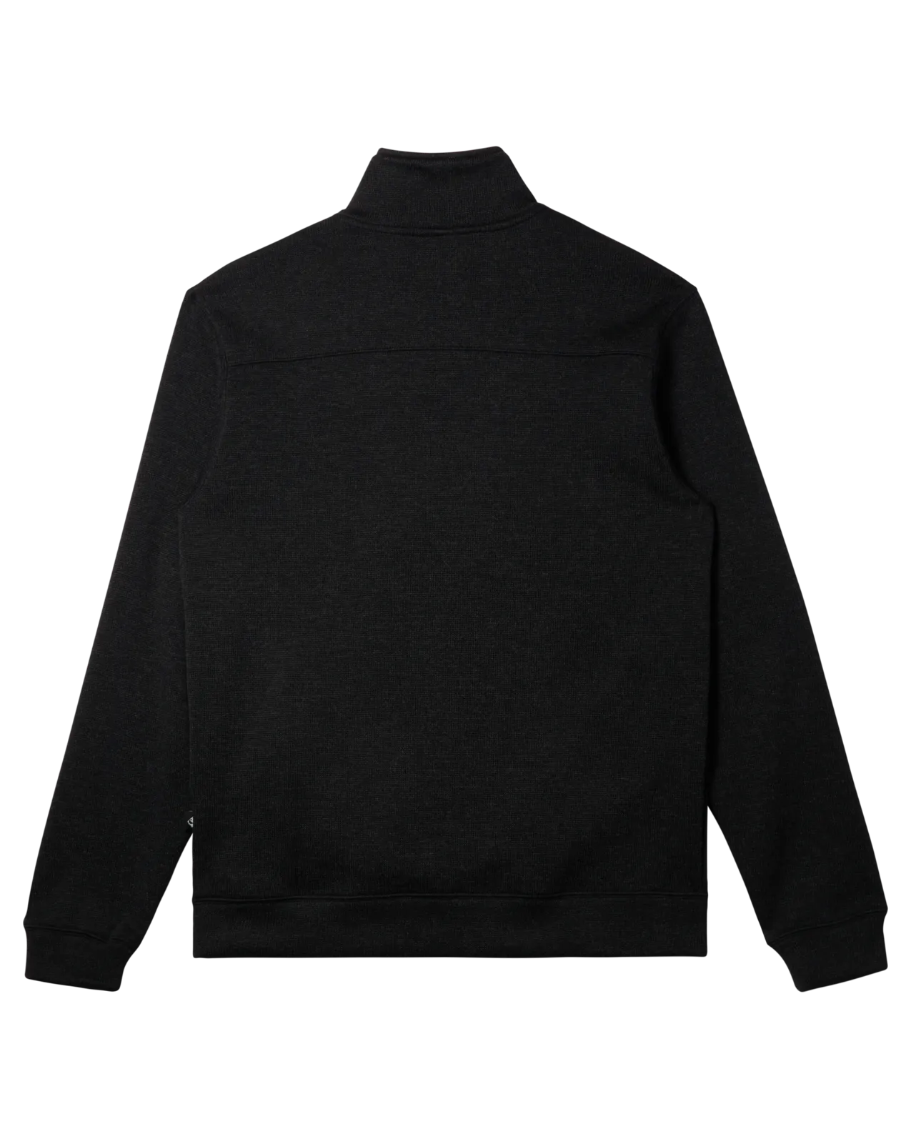 Keller 1/4 Zip Sweatshirt in Black Heather