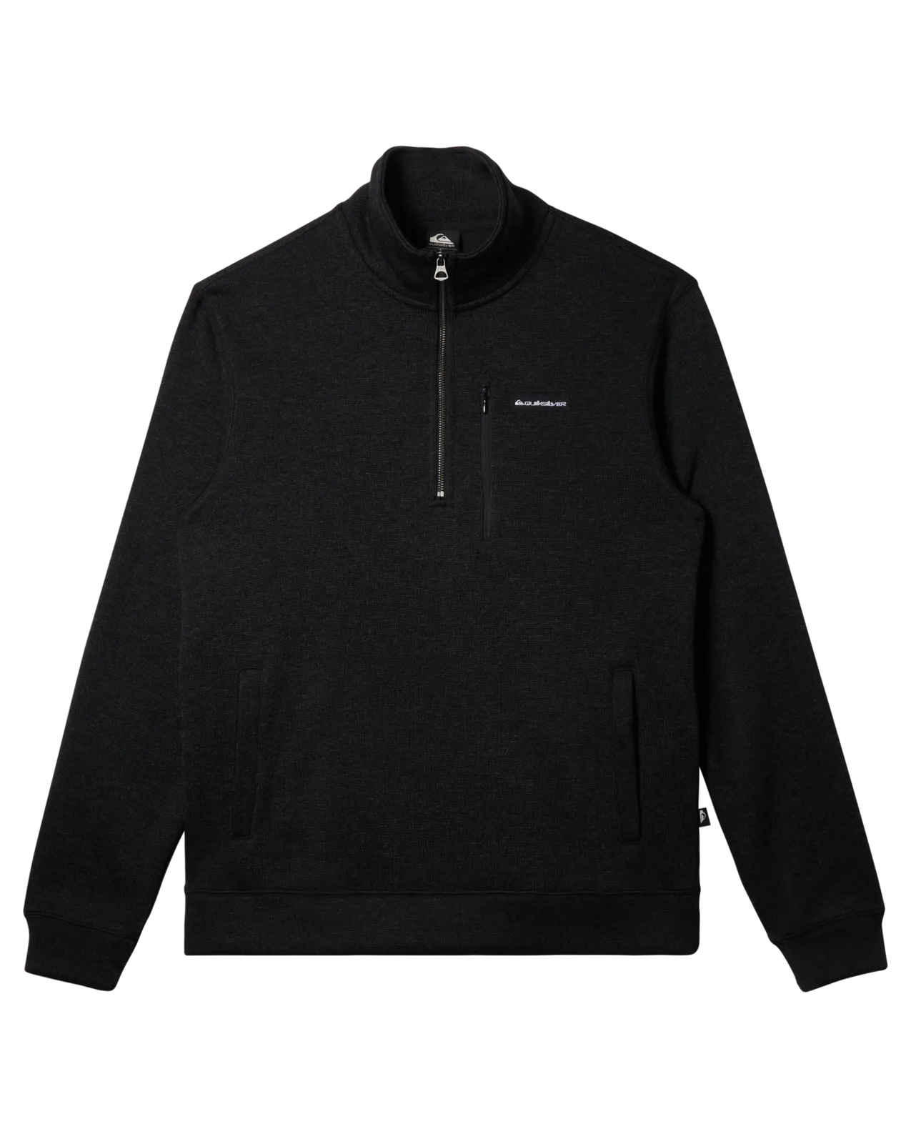 Keller 1/4 Zip Sweatshirt in Black Heather