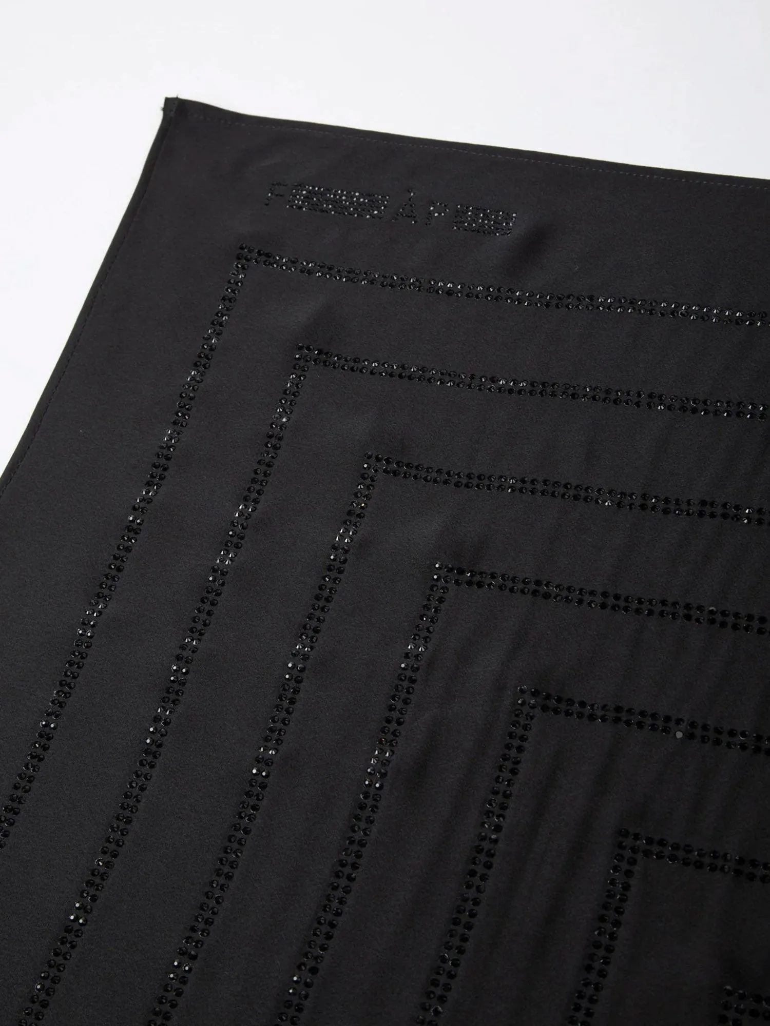 Kris Black Crystal Scarf