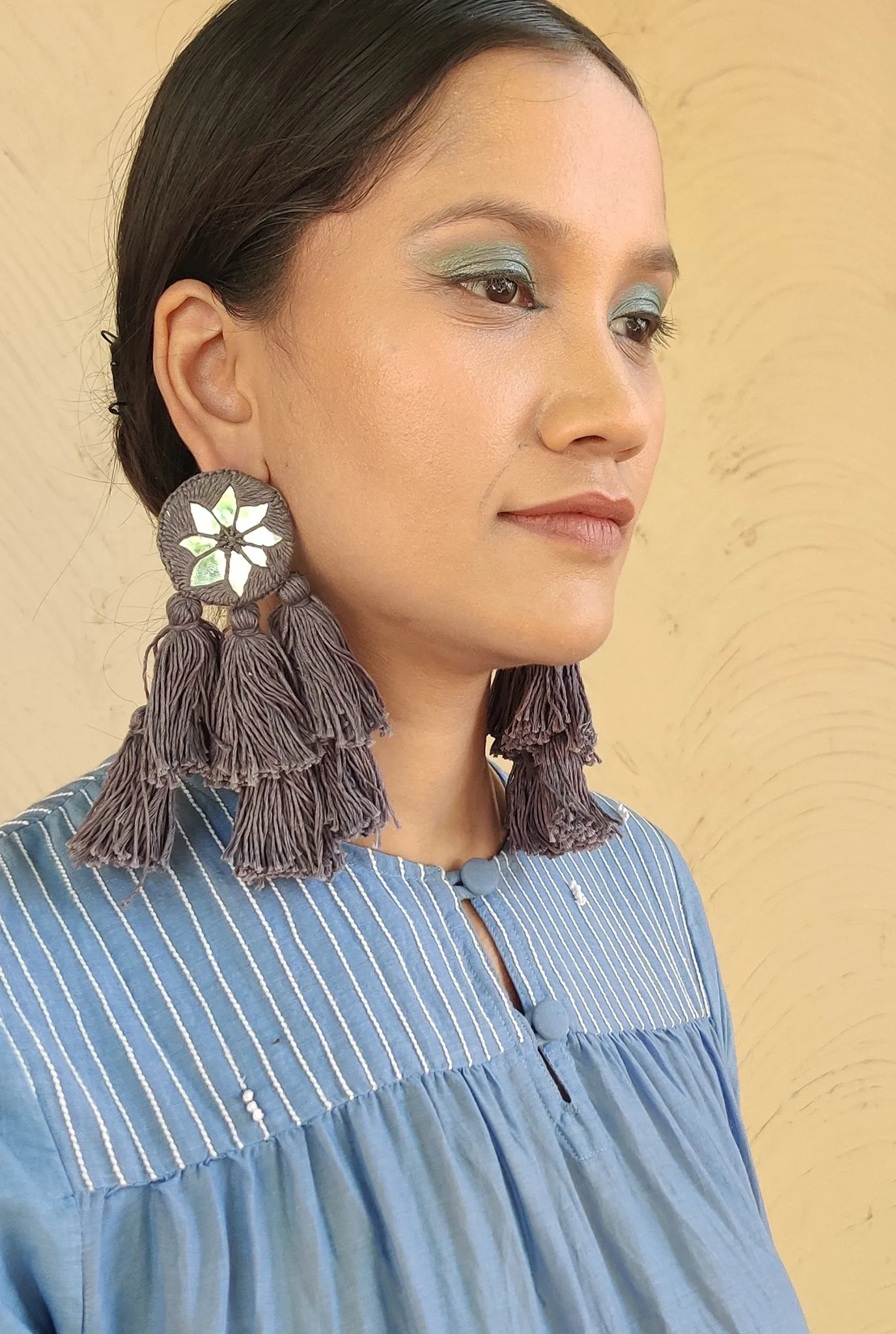 LEHER HANDCRAFTED EARRING