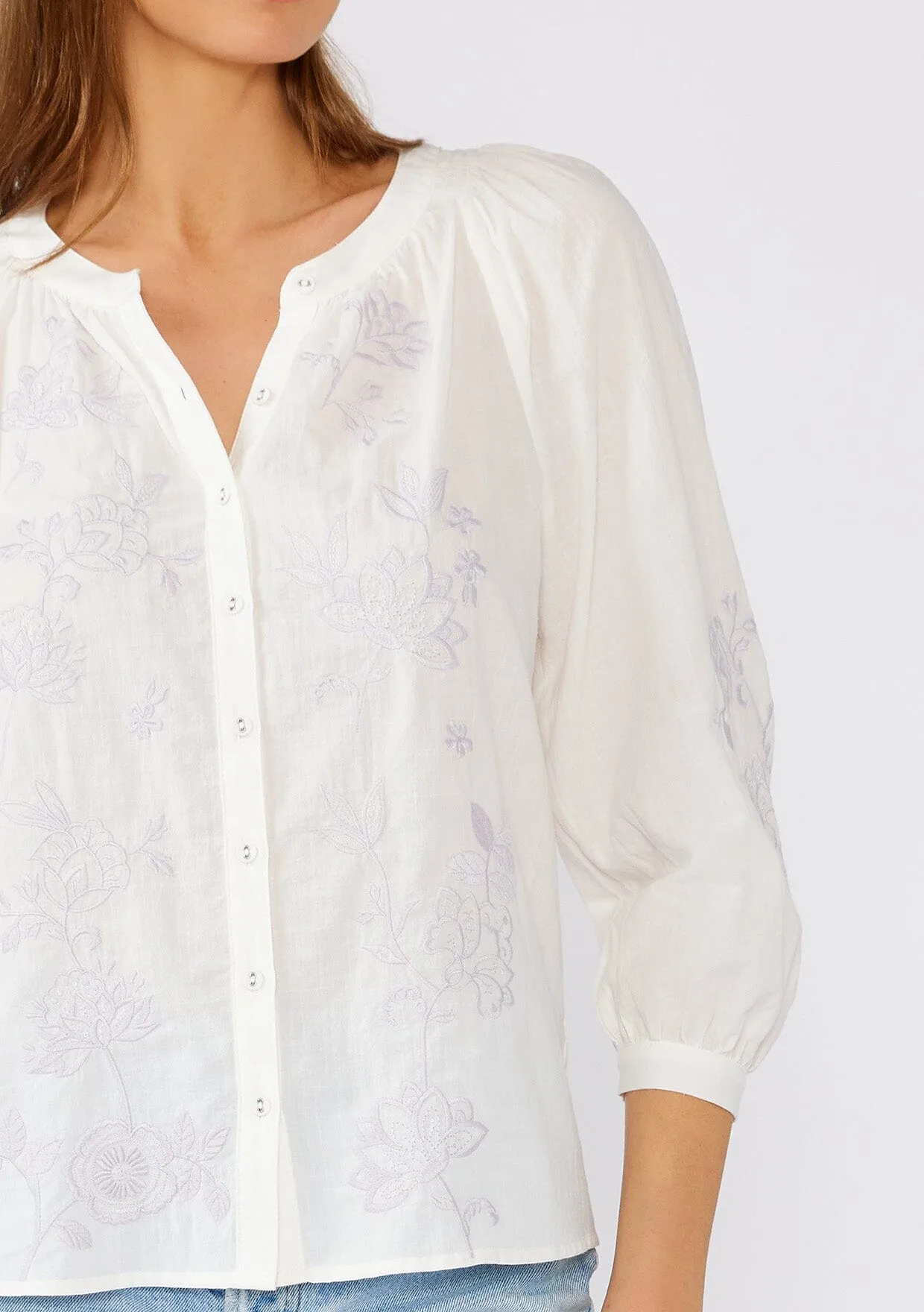 Loved Up Embroidered Blouse