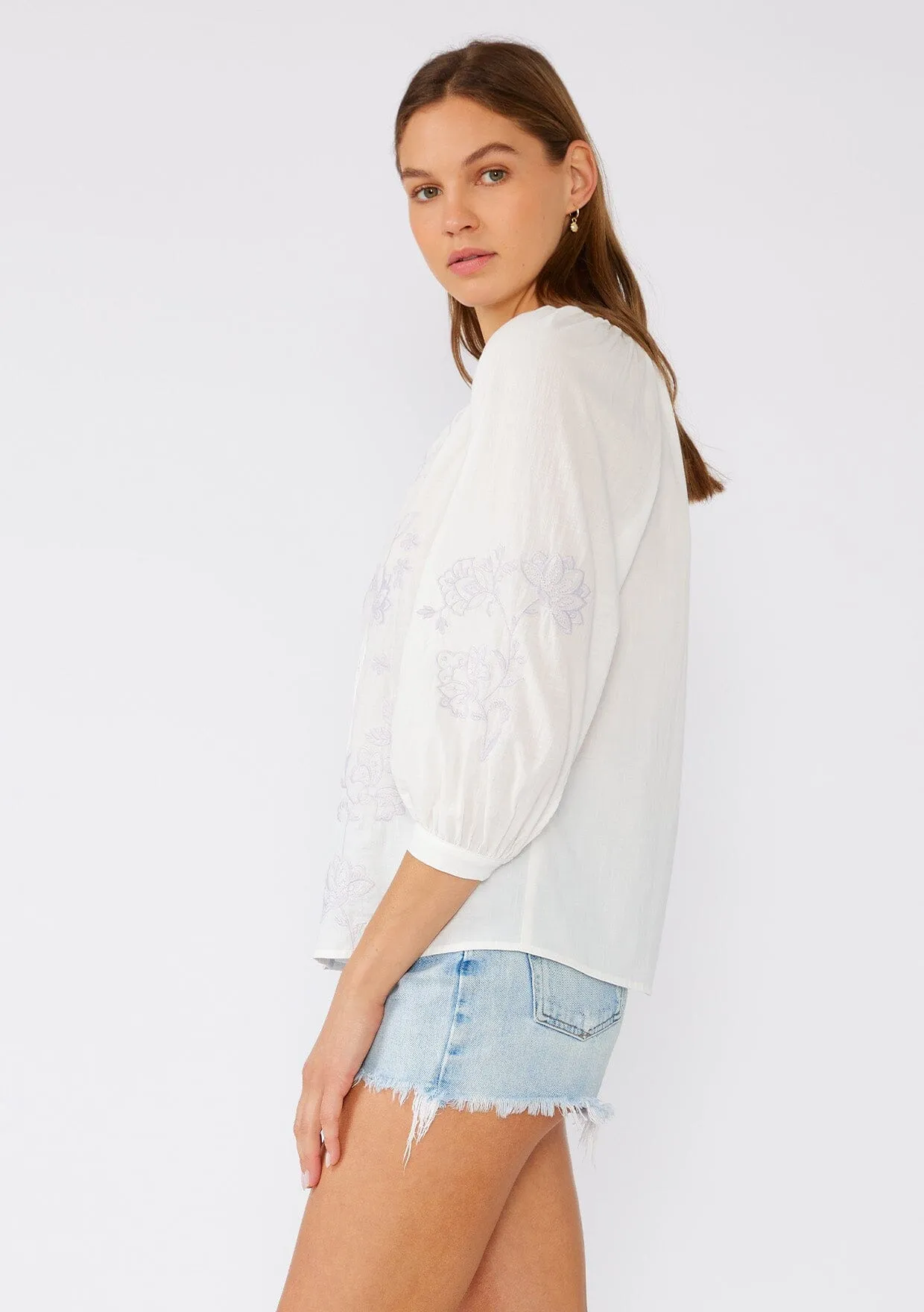 Loved Up Embroidered Blouse