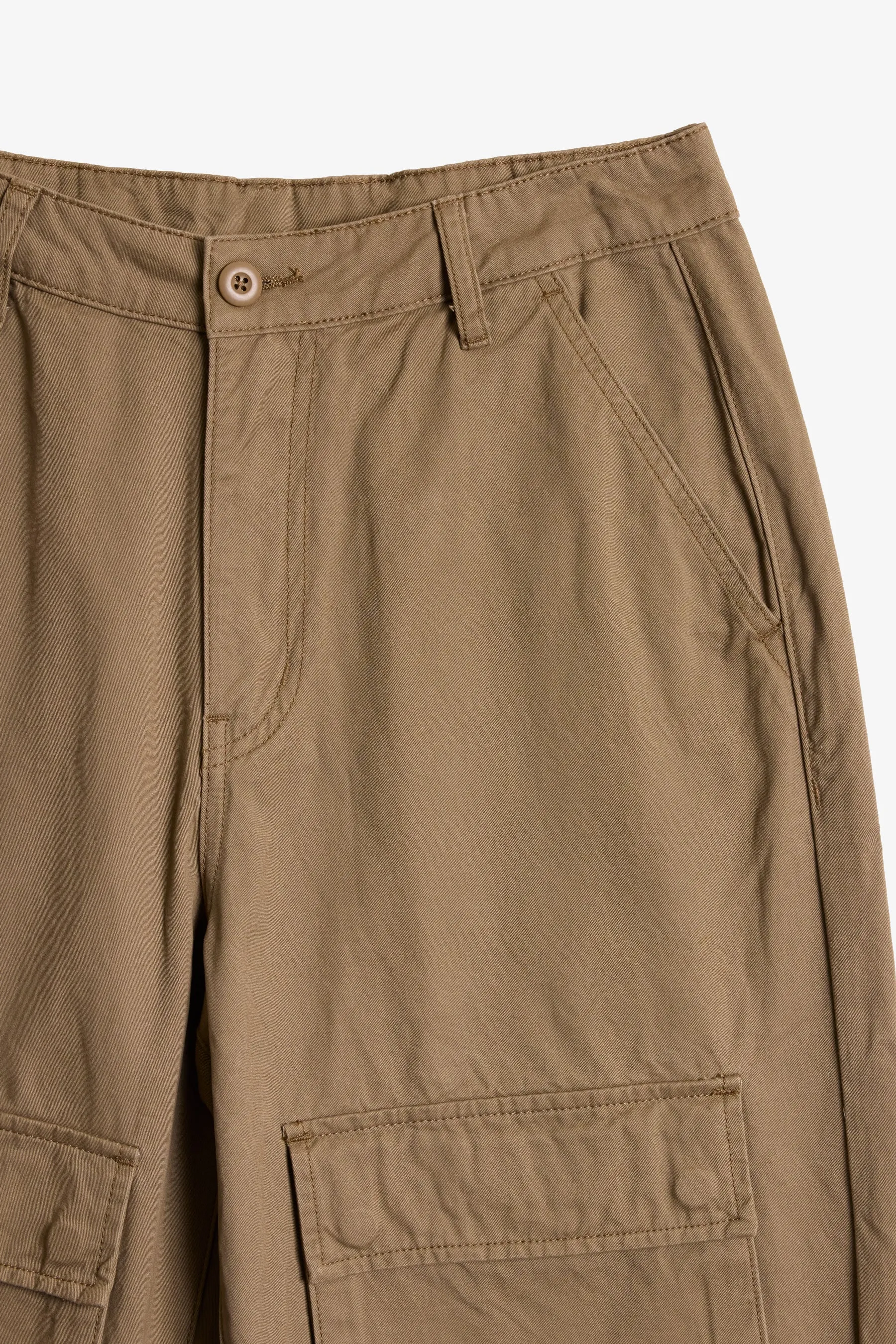 LWH Relaxed Baggy Cargo Pants - Olive