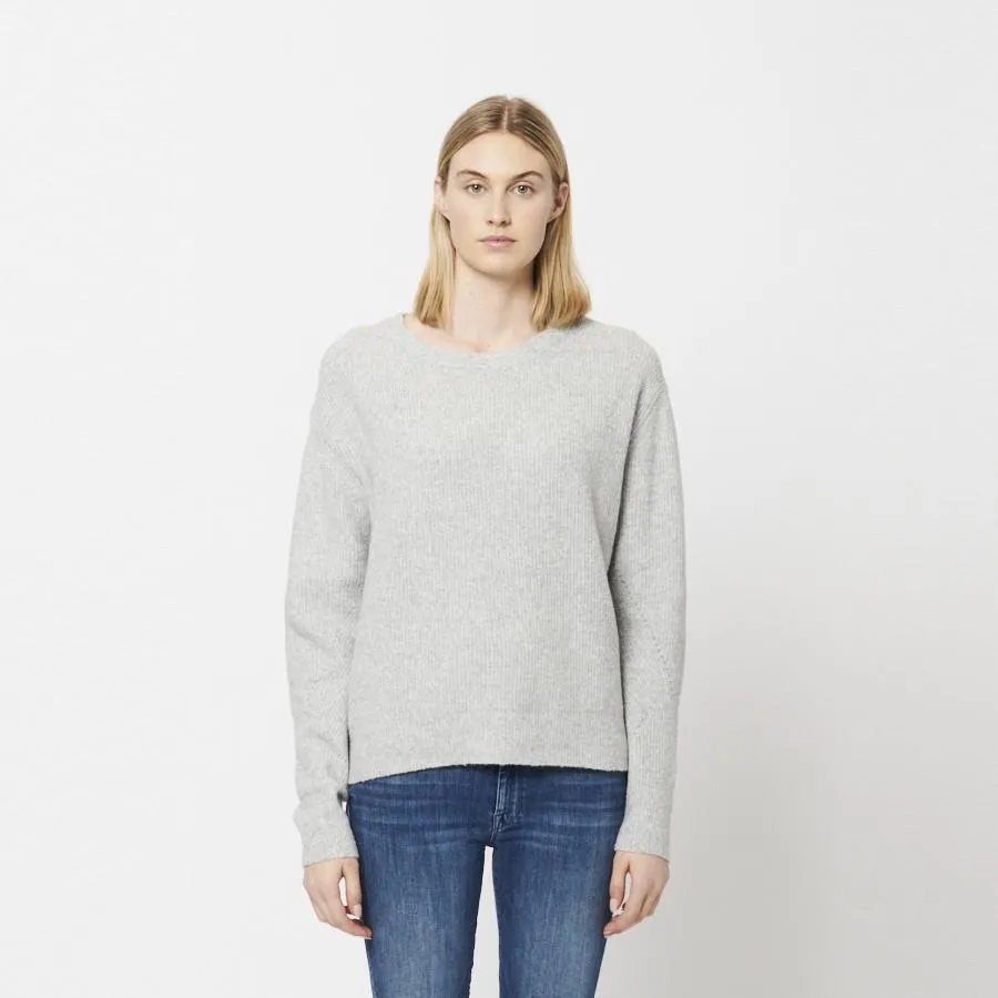 Maya Knit Sweater (Heather Grey)