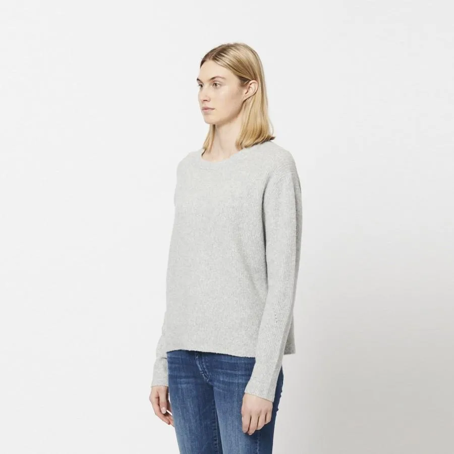 Maya Knit Sweater (Heather Grey)