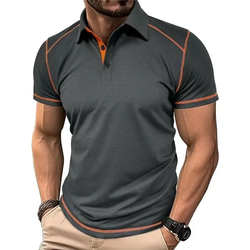 Men's Elegant Short Sleeve Polo Shirt